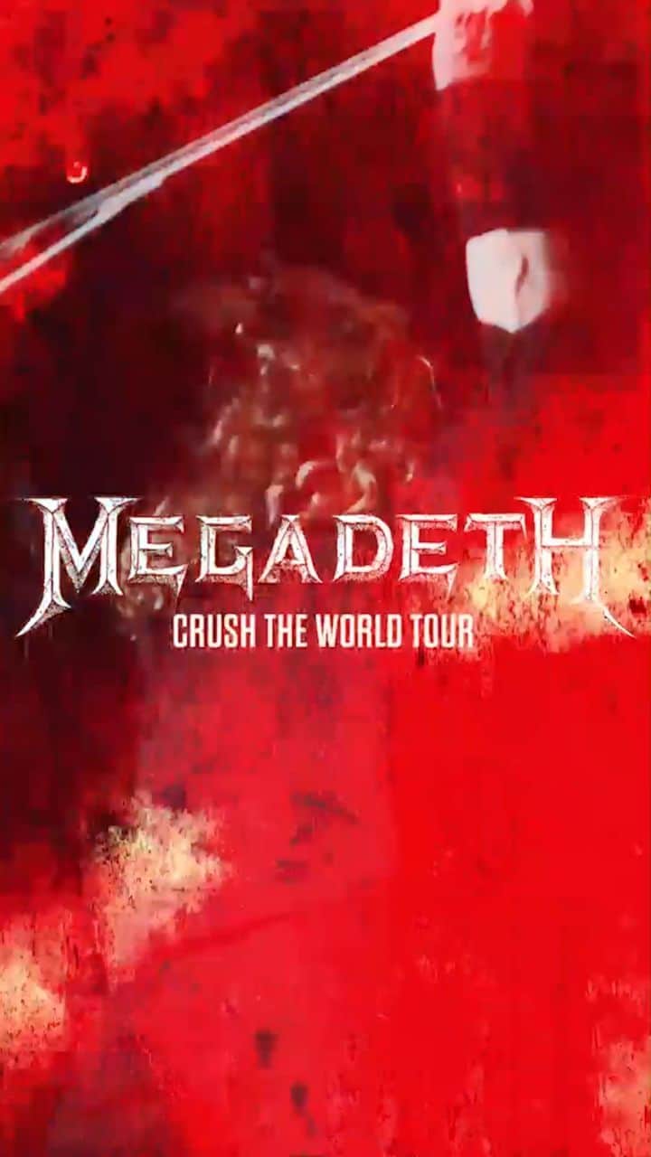 Megadethのインスタグラム：「CANADA! Tickets & VIP Packages for the CRUSH THE WORLD TOUR with special guests Bullet For My Valentine and ONI are on sale now! megadeth.com/canada (link in bio)」