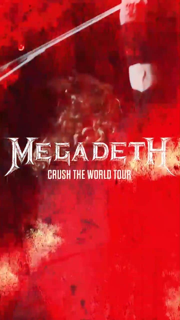のインスタグラム：「CANADA! Tickets & VIP Packages for the CRUSH THE WORLD TOUR with special guests Bullet For My Valentine and ONI are on sale now! megadeth.com/canada (link in bio)」