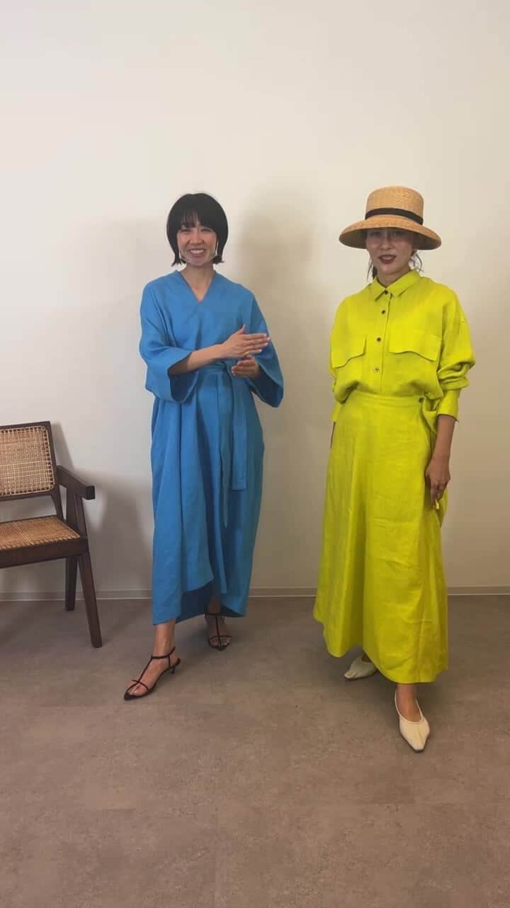 白澤貴子のインスタグラム：「Le Phil 春モノインスタライブ🤍 @lephil_official」