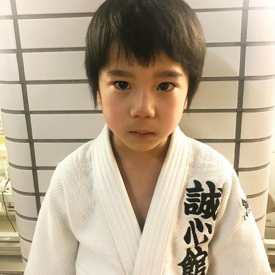 安田理大のインスタグラム：「倅、一番大事なんは気合いや🥋🔥🔥🔥」