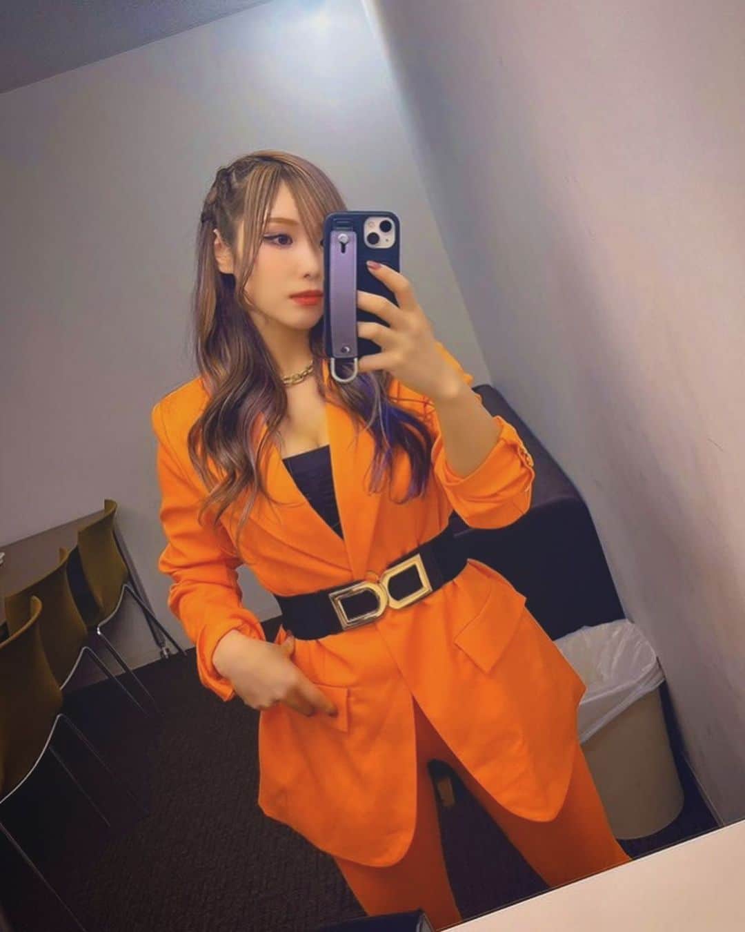 カイリ・セインのインスタグラム：「orange.」