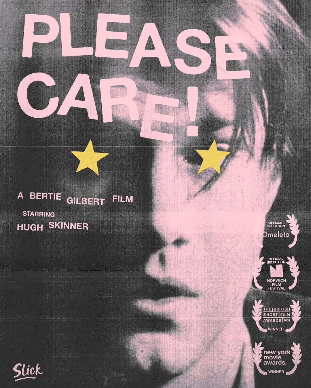 バーティ・ギルバートのインスタグラム：「PLEASE CARE! out now!! ah!!  i have so much to say and share about this film, but i’m gonna pace myself. many more posts to come!  for now, i simply want to say thank you and i really hope you enjoy it. lincoln bio x  🔥🏫🔥」