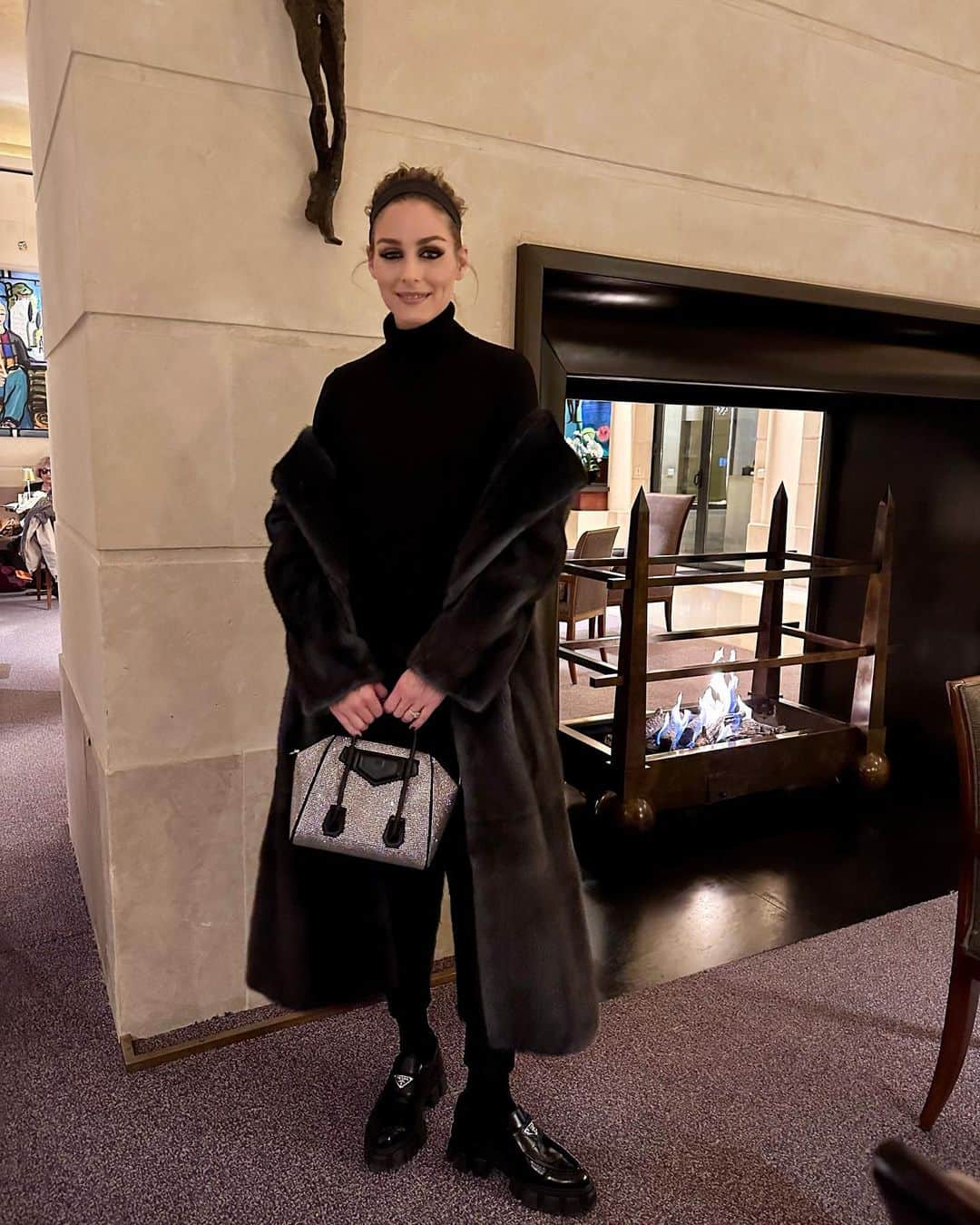 オリヴィア・パレルモのインスタグラム：「PARIS 💕  @parkhyattparis」