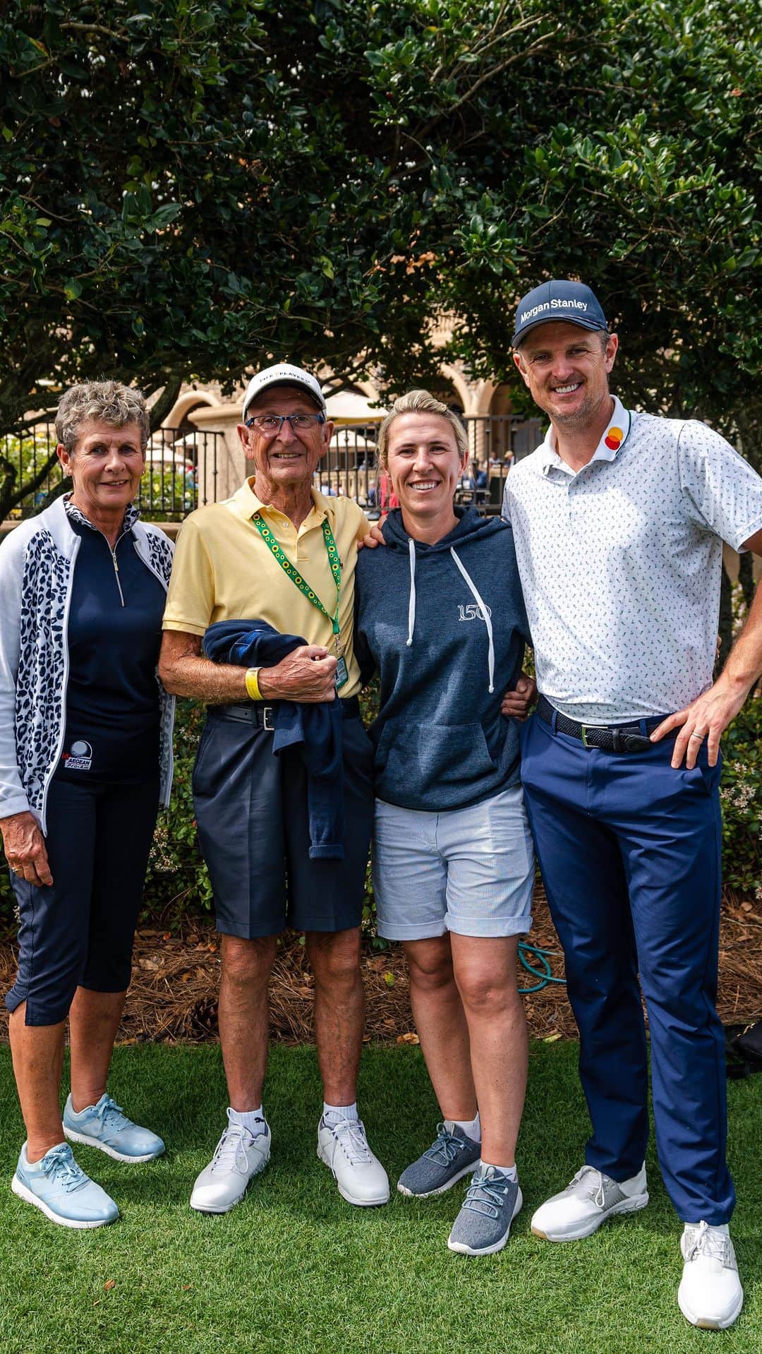 ジャスティン・ローズのインスタグラム：「One last trip to THE PLAYERS Championship. ❤️  A memory that will last forever for the Walker family.  #THEPLAYERS  | @justinprose99」