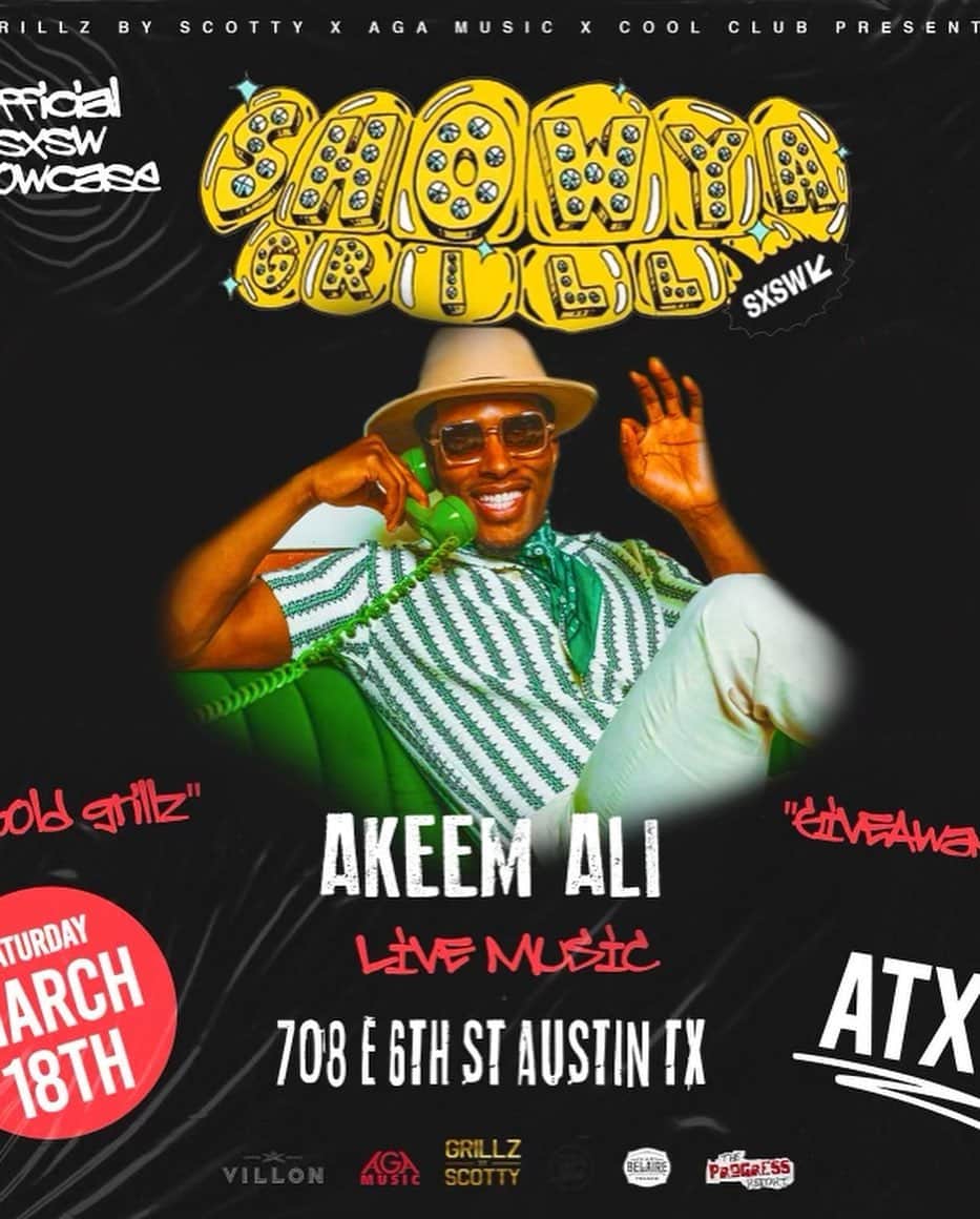 ルイス・ウィリアムスのインスタグラム：「See y’all next week @sxsw!!!! @akeem__ali PERFORMING LIVE!!!! S/O @scottyatl S/O @djholiday」