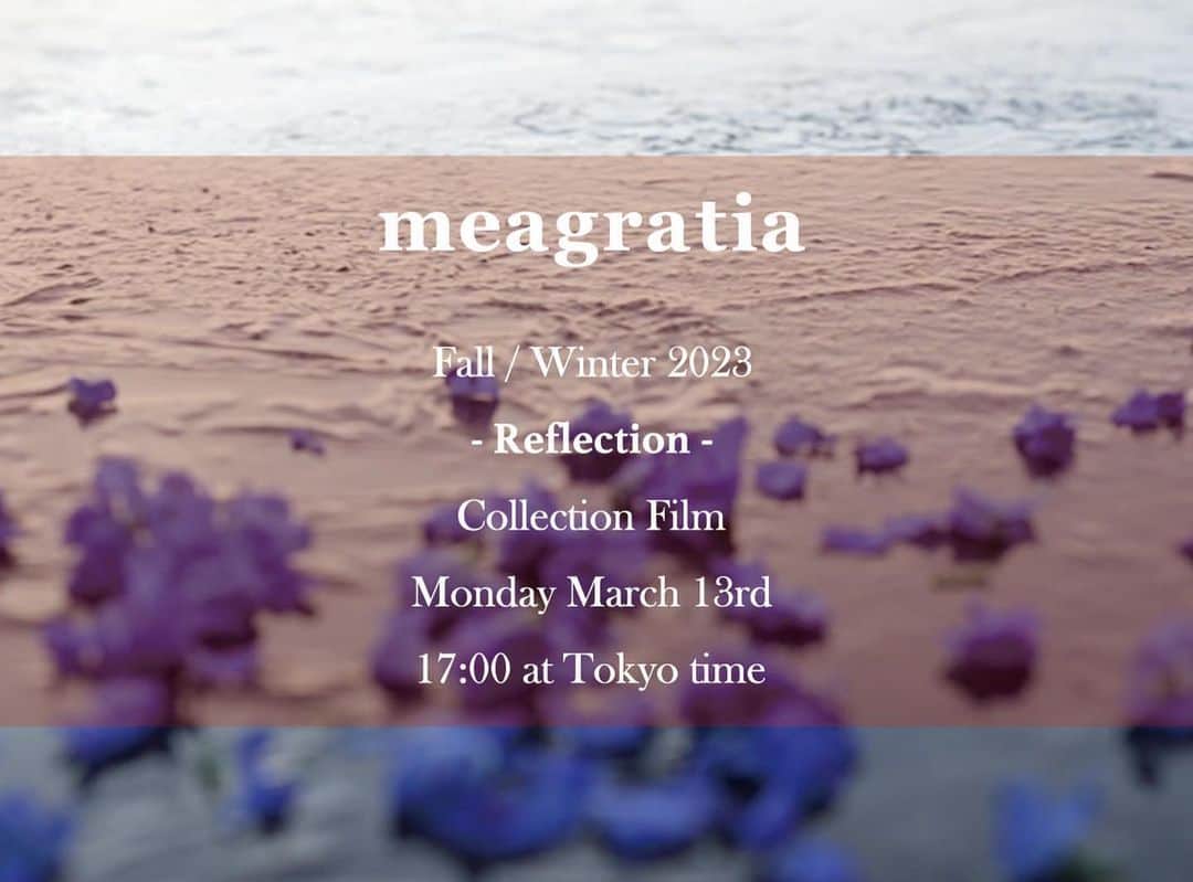 メアグラーティアのインスタグラム：「3/13(月)17:00よりmeagratia 23FW Collection Filmが公開されます。  Rakuten Fashion Week TOKYO @rakutenfwt のトップページよりご視聴いただけます。 是非ご覧ください。  Art Direction：Miharu Fujii @hukuwarai_tokyo2020  Styling : @makikimura1226  Flower Artist : @yukarisatoflower  Photographer： @daisuke.ssk  Hair： @kazhironaka  Make-up： @maki_iii  Model： Guillaume (DONNA), @linasuenaert (DONNA)  Photographer Assistant：Tomoki Umeda Sound Design： @koizumi_takumi_gerais (roph recordings / rockwell product shop) Music ：Dancing in Twilight / @linnmori , Evening Electronic / sons ofu MD： @bay_seki  Production / Casting： @takahiro_kudose @teeny_ranch_  Designer : @takafumi_sekine」