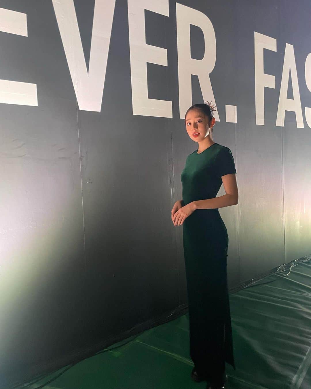 江藤百香のインスタグラム：「マネージャーさんが沢山とってくれた📷💚🖤」