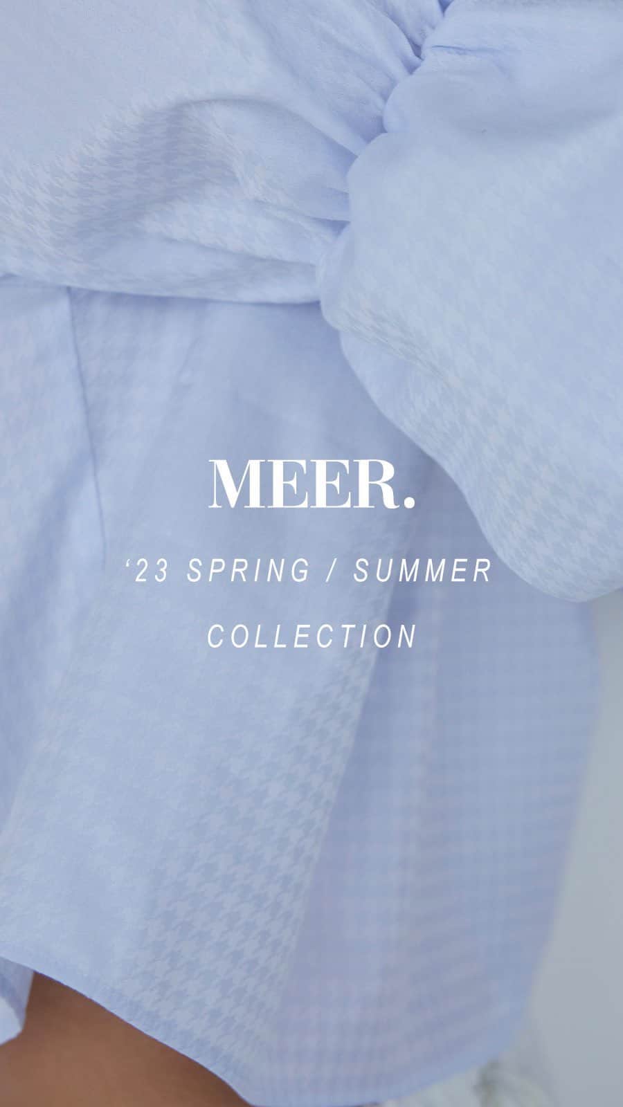 山内一世のインスタグラム：「'23ss collection 🤍 @meer._official」