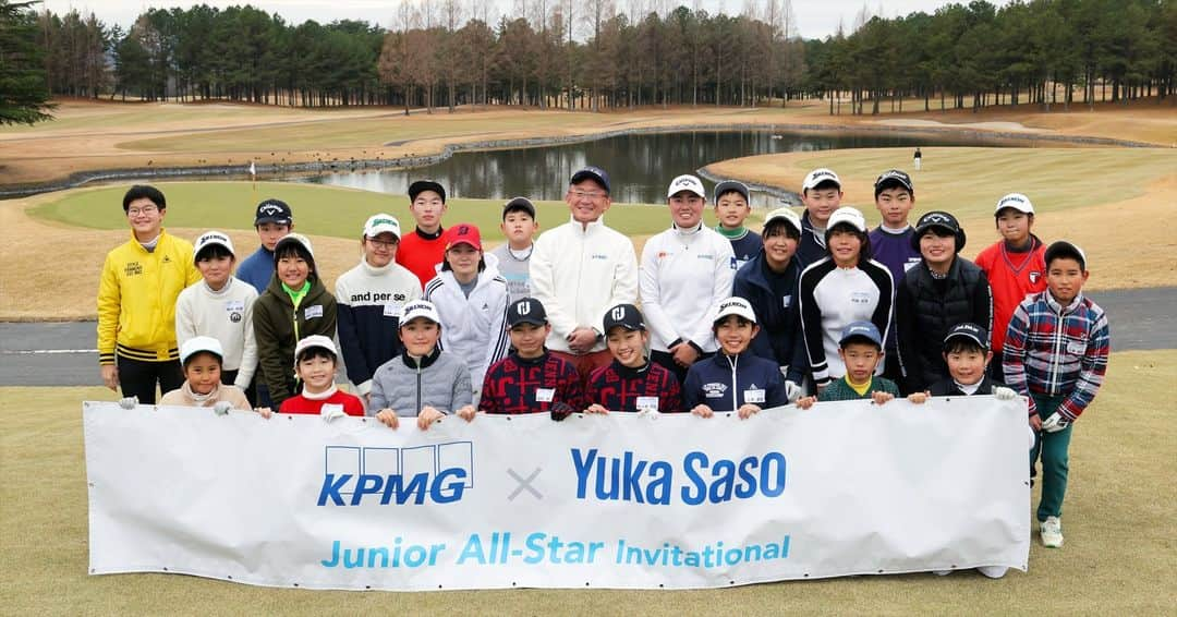 笹生優花のインスタグラム：「Some moments with KPMG and the Junior Golfers!  Thank you KPMG for giving me the opportunity to share and have fun with Junior Golfers!  @kpmgjp」