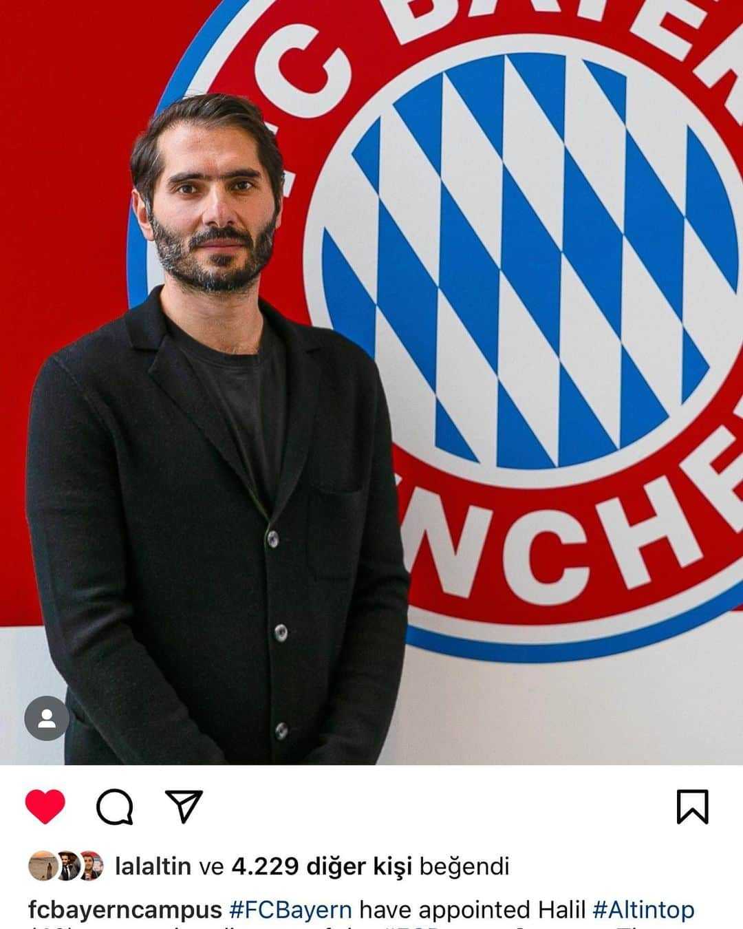 ハミト・アルトゥントップさんのインスタグラム写真 - (ハミト・アルトゥントップInstagram)「@fcbayern @fcbayerncampus @millitakimlar  #sportifdirector」3月10日 23時34分 - hamitaltintopofficial