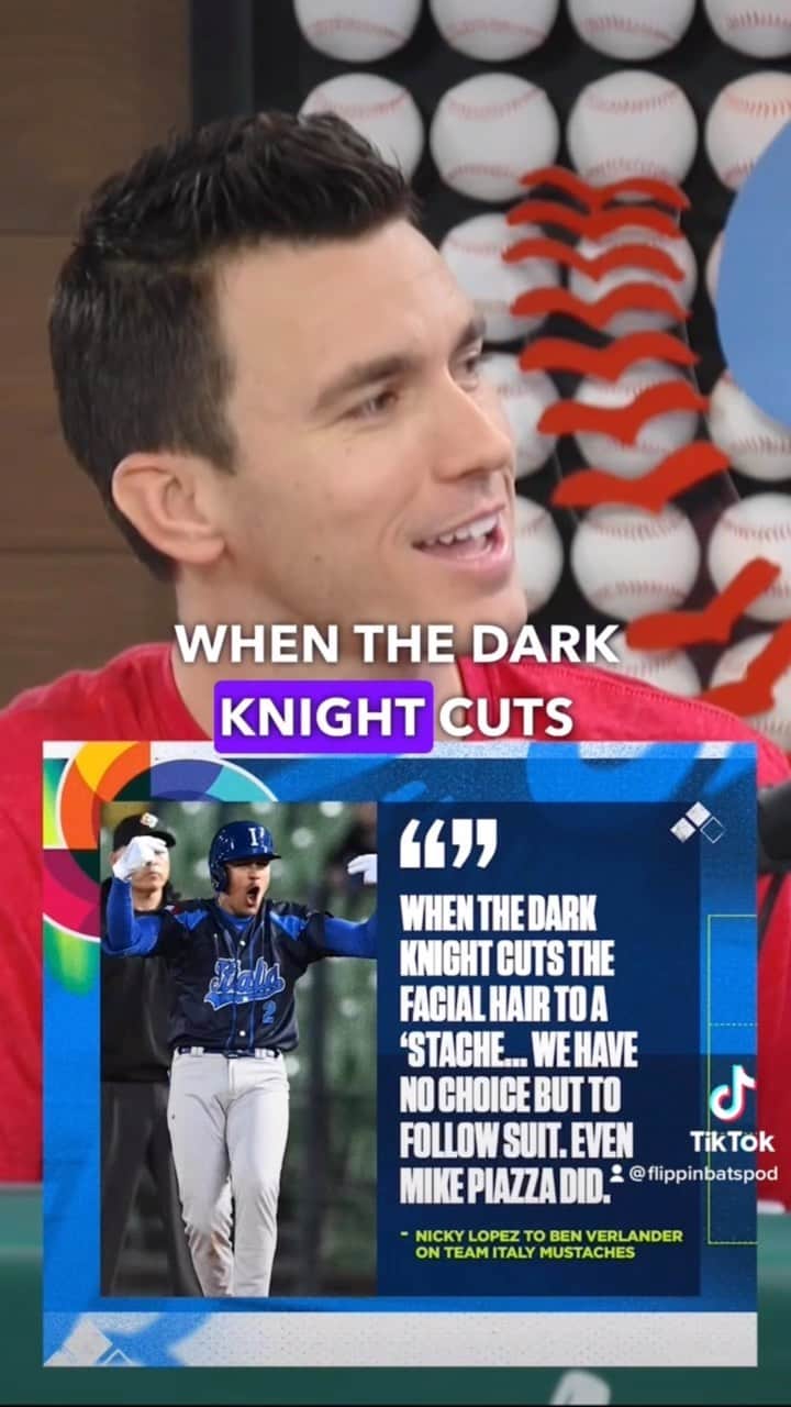 マット・ハービーのインスタグラム：「ICYMI: Team Italy has been using the power of the mustache early on in the WBC 🥸🇮🇹」