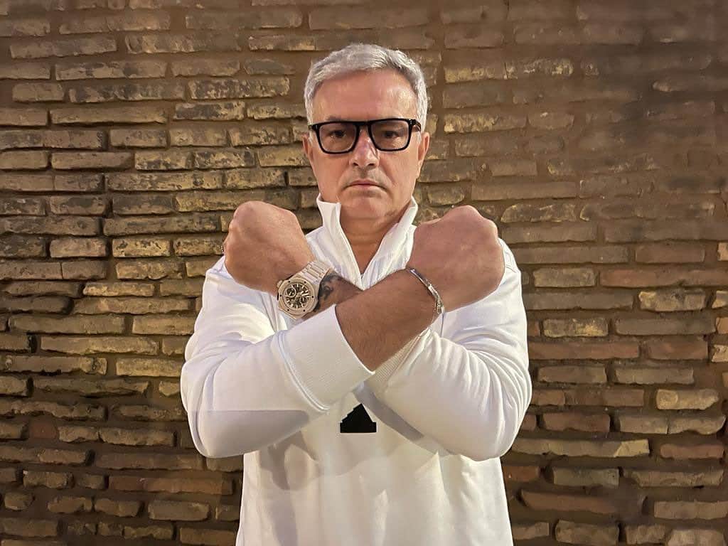 ジョゼ・モウリーニョのインスタグラム：「Thanks a lot @adidas @hublot  @matilde.jewellery」
