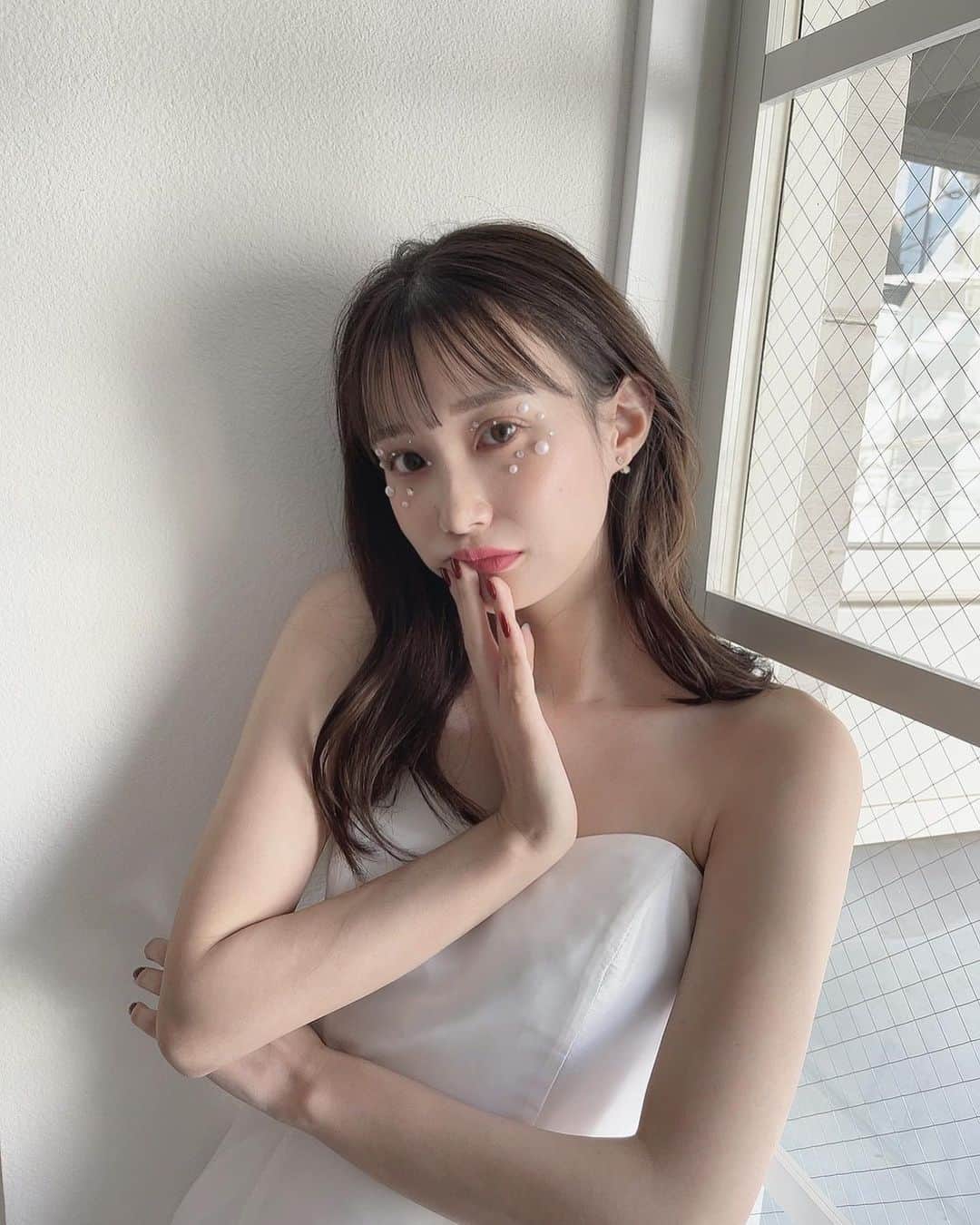 中野妃菜のインスタグラム：「#作品撮り  の時のオフショ❤︎」