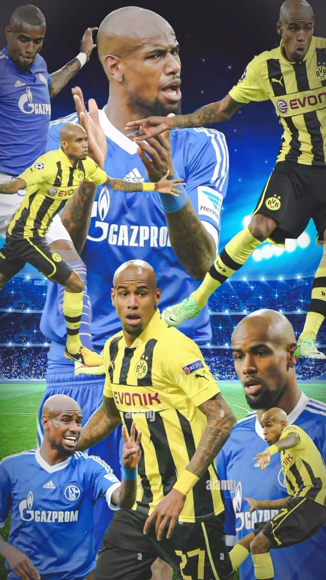 フェリペ・サンタナのインスタグラム：「O grande dia chegou, é o Dia do Derby!   Com certeza vamos testemunhar um belíssimo jogo na maior rivalidade da Alemanha, BVBxS04.  As duas equipes que vivem momentos diferentes na tabela. O BVB vem lutando pelo primeiro lugar na liga esta temporada. Já o Schalke briga na parte debaixo da tabela e corre um serio risco cair de novo.  O CORO VAI COMER COMO SEMPRE!!!  Então, quem vc acha que leva esse Derby amanha!?  . O grande dia chegou, é o Dia do Derby!   Com certeza vamos testemunhar um belíssimo jogo na maior rivalidade da Alemanha, BVBxS04.  As duas equipes que vivem momentos diferentes na tabela. O BVB vem lutando pelo primeiro lugar na liga esta temporada. Já o Schalke briga na parte debaixo da tabela e corre um serio risco cair de novo.  O CORO VAI COMER COMO SEMPRE!!!  Então, quem vc acha que leva esse Derby amanha!? . #derby #bvb #s04 #revierderby #futebol #alemanha #bundesliga #deutschemeisterschaft #tor #blackyellow」