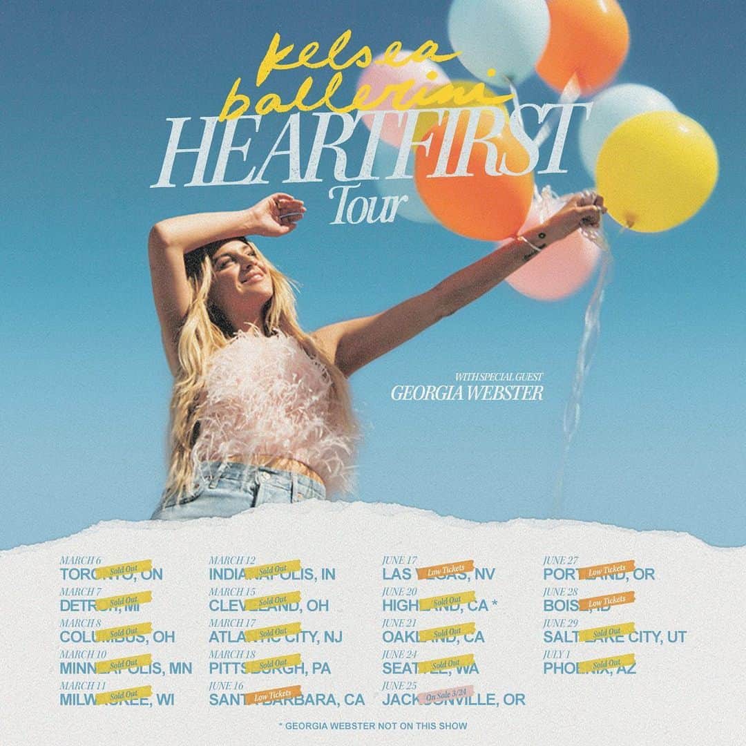 Kelsea Balleriniのインスタグラム：「y’all are unreal. these shows are magic. thank you. 🤍✨」