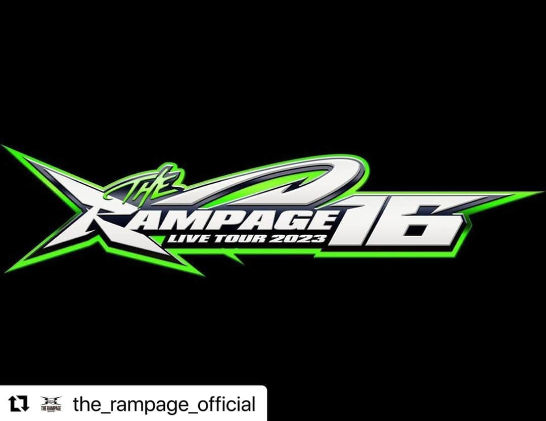 龍さんのインスタグラム写真 - (龍Instagram)「#Repost @the_rampage_official with @use.repost ・・・ * THE RAMPAGE LIVE TOUR 2023 "16" Logo design by guccimaze   【SCHEDULE】  《静岡》エコパアリーナ  5/27(土) 開場16:00 / 開演17:00 5/28(日) 開場15:00 / 開演16:00  《東京》有明アリーナ  6/21(水) 開場17:00 / 開演18:30 6/22(木) 開場17:00 / 開演18:30  《東京》 ★追加公演★ 有明アリーナ 6/24(土) 開場14:30 / 開演16:00 6/25(日) 開場13:30 / 開演15:00  《宮城》セキスイハイムスーパーアリーナ  7/8(土) 開場15:00 / 開演16:00 7/9(日) 開場14:00 / 開演15:00  《福岡》西日本総合展示場 新館  8/19(土) 開場14:30 / 開演16:00 8/20(日) 開場13:30 / 開演15:00  《大阪》大阪城ホール  9/12(火) 開場17:30 / 開演18:30 9/13(水) 開場17:30 / 開演18:30 9/14(木) 開場17:30 / 開演18:30  #THERAMPAGE #RAVERS」3月11日 10時27分 - ryu_rampage