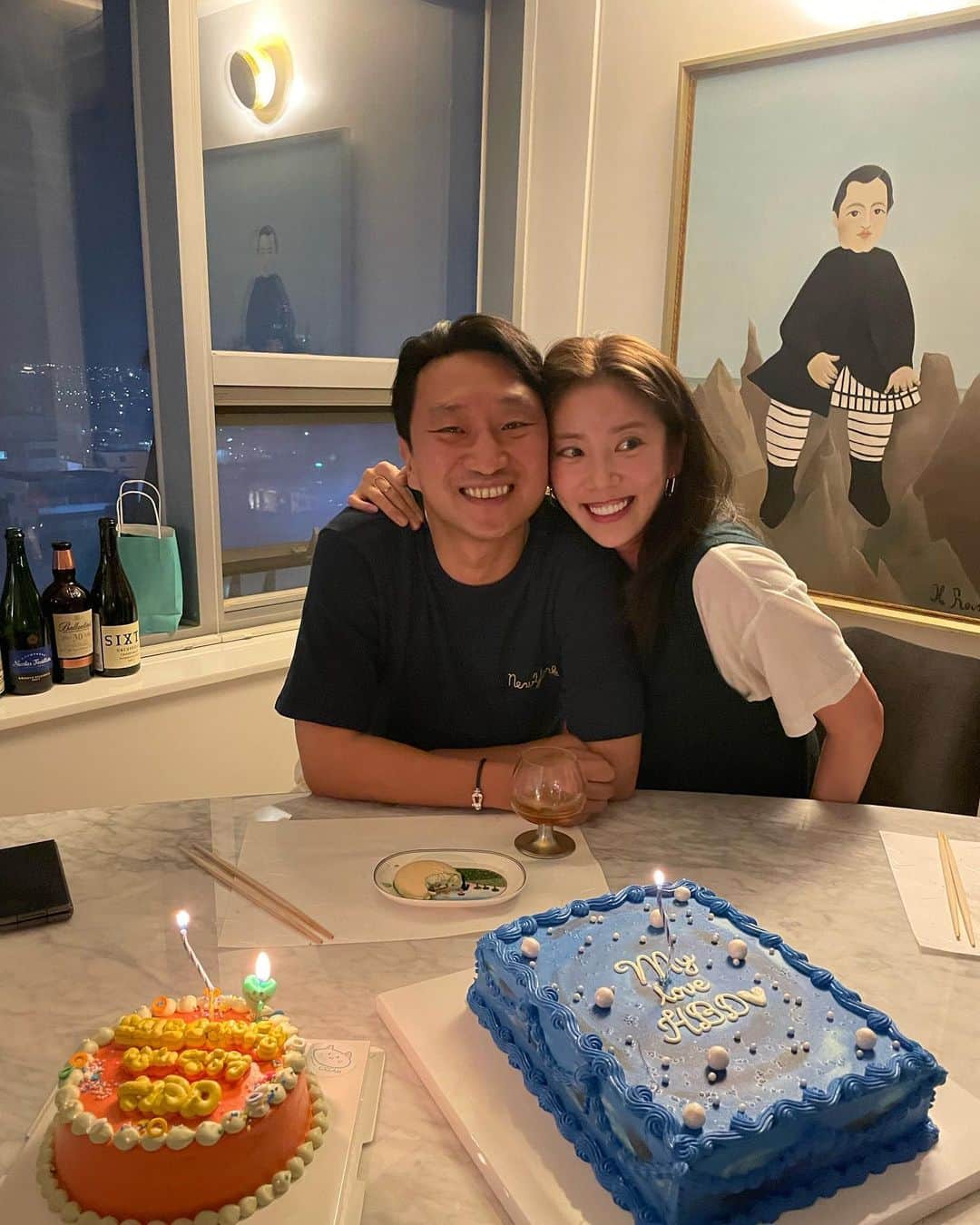 ソン・ダムビのインスタグラム：「MY LOVE HBD❤️ 다들 고마워😘」