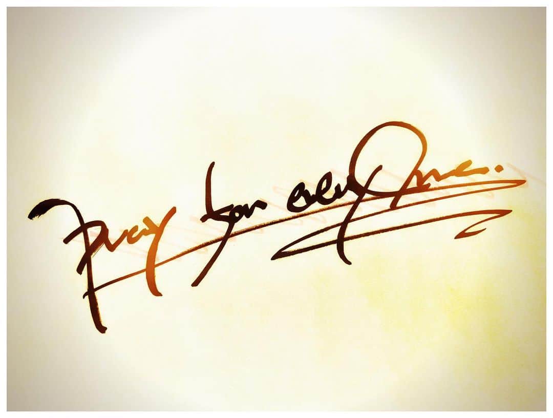 INORANのインスタグラム：「Pray for everyone.  2023.3.11  INORAN」