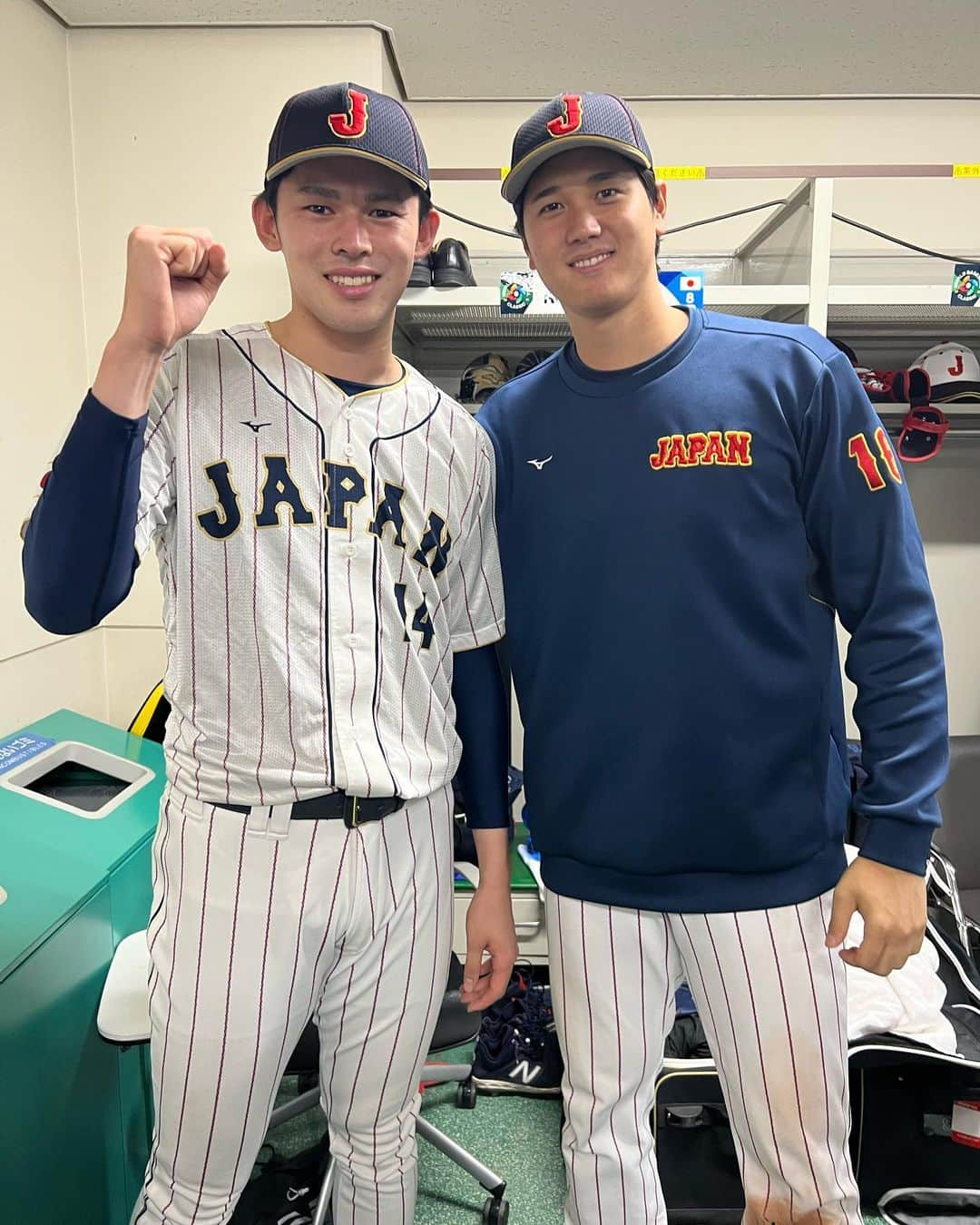 佐々木朗希のインスタグラム：「応援ありがとうございました！  まだまだ頑張りましょう🇯🇵🔥   #WBC  #がんばろう東北」