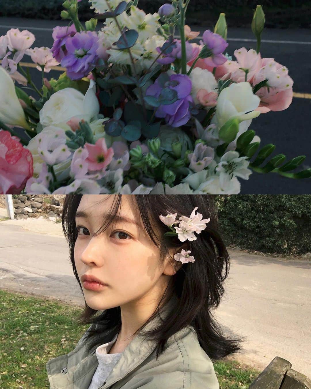 ソン・ファミンのインスタグラム：「필름화 안드로이드 출시됐습니다!  오랫동안 기다려주셔서 감사합니다 -🙇‍♀️💚  지금까지 출시됐던 필터들 전부 쓸 수 있으며, 앞으로 한달에 한번씩 새로운 필터도 업데이트 됩니다  달에 결제가 아닌 다운 받을때 한번만 결제해주시면 됩니다!  그리고 새로운 봄필터도 나왔으니 잘 사용해주세요🌸」