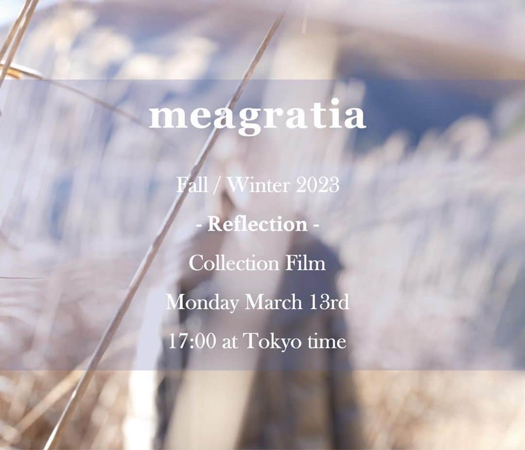 メアグラーティアのインスタグラム：「3/13(月)17:00よりmeagratia 23FW Collection Filmが公開されます。  Rakuten Fashion Week TOKYO @rakutenfwt のトップページよりご視聴いただけます。 是非ご覧ください。  Art Direction：Miharu Fujii @hukuwarai_tokyo2020  Styling : @makikimura1226  Flower Artist : @yukarisatoflower  Photographer： @daisuke.ssk  Hair： @kazhironaka  Make-up： @maki_iii  Model： Guillaume (DONNA), @linasuenaert (DONNA)  Photographer Assistant：Tomoki Umeda Sound Design： @koizumi_takumi_gerais (roph recordings / rockwell product shop) Music ：Dancing in Twilight / @linnmori , Evening Electronic / sons ofu MD： @bay_seki  Production / Casting： @takahiro_kudose @teeny_ranch_  Designer : @takafumi_sekine」