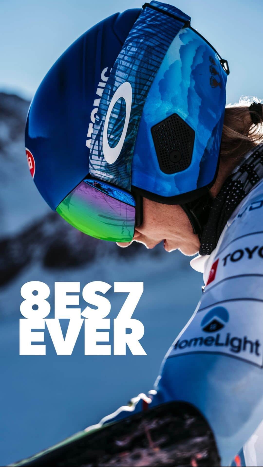OAKLEYのインスタグラム：「Here’s to the most awarded skier of all time. Miki, you’ve proven to the world what we’ve always known - that you’re the 8ES7 EVER. 🐐 ❤️」