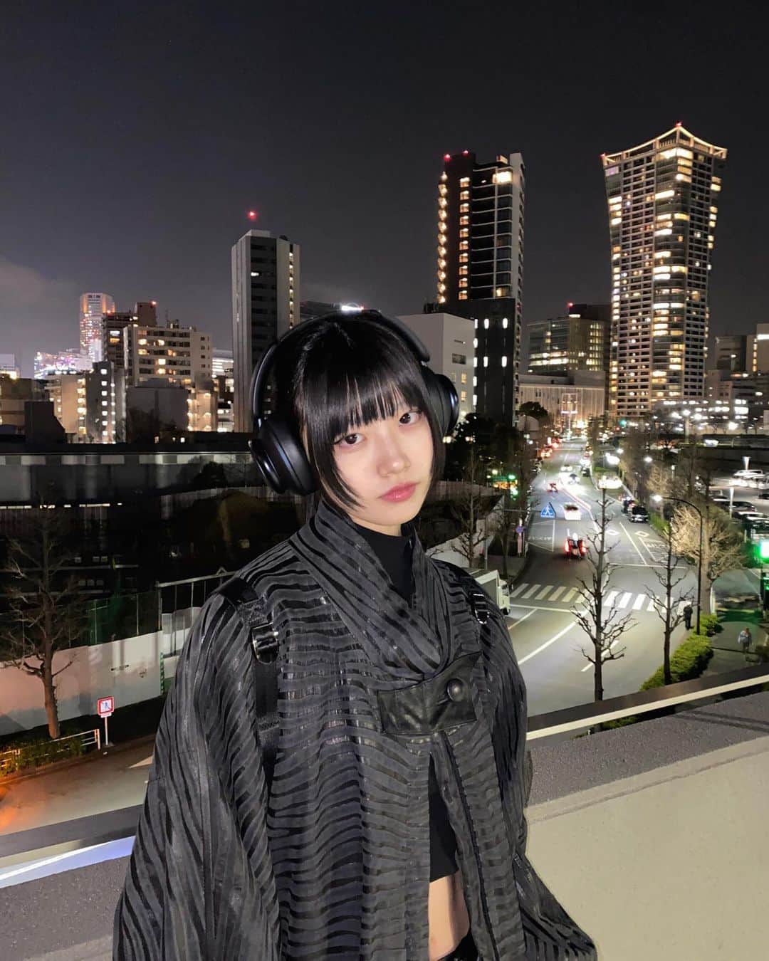 奥田彩友のインスタグラム：「🖤」