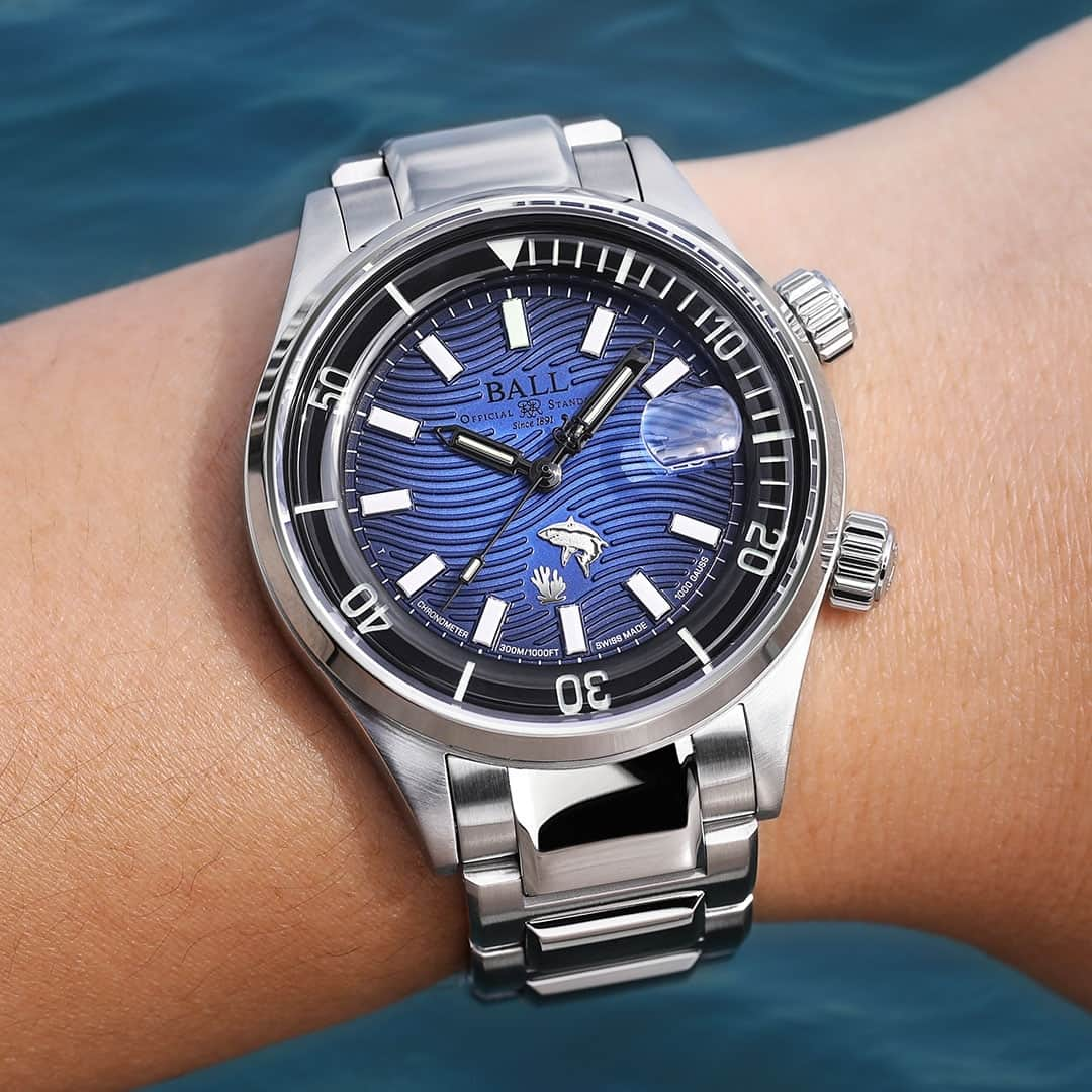 ボール・ウォッチさんのインスタグラム写真 - (ボール・ウォッチInstagram)「The Diver Chronometer Reefs Edition.⁠ ⁠ What forms your impression of sharks? The catchy children’s song? Or the blockbuster movies? In fact, the apex predator is vital to maintain the ocean's food chain and the marine ecosystem balance. Unfortunately, 143 species of shark are listed as endangered and threatened by the IUCN. ⁠ ⁠ By collaborating with Dr. James Tan and the @reefguardianmalaysia, we pledge to support marine environmental preservation and reduce threats to the Mother Nature. ⁠ ⁠ #ballwatch #beyourself #watchfam #watchgeek #watchnerd #watchesofinstagram #watchmania #watch #dailywatch #watchoftheday #wristgame #watchaddict #watchdaily #watchlover #wotd #lovewatches #exploration #marinelife #reefs #conservation #padi #shark #toolwatch #diver #diving #divewatch #ootd #instawatch #instafam #horology⁠」3月11日 23時55分 - ballwatch