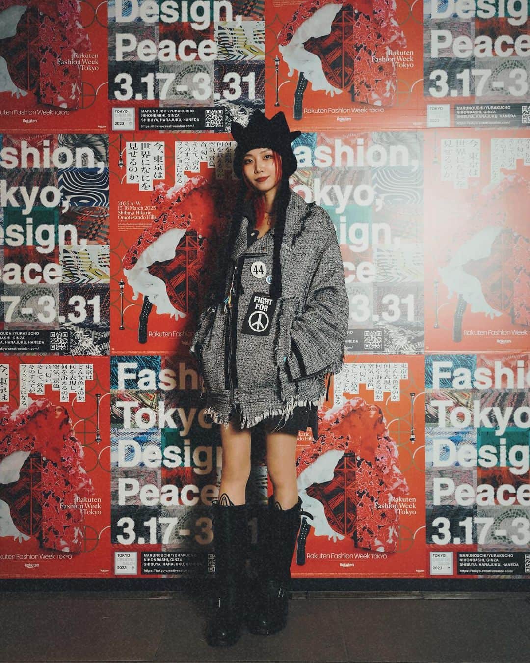 si ouxさんのインスタグラム写真 - (si ouxInstagram)「来週から東コレ/JAPAN FASHION WEEK！ ⁡ TOKYO CREATIVE SALON @tokyocreativesalon  Rakuten Fashion Week TOKYO @rakutenfwt  共催によるオープニングパーティー at @ortokyoofficial  へ遊びに行ってきました。今シーズンもたのしみだな〜！ ⁡ @rebel_for_the_future のパッチもゲットできて嬉しい🕊 ⁡ ⁡ @tokyocreativesalon  #tokyocreativesalon #東京クリエイティブサロン #rakutenfwt」3月12日 0時10分 - si_oux