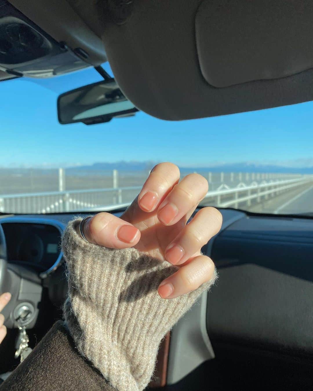長谷川あやのインスタグラム：「・ シンプルでとぅるんとぅるんっ♡ 最近のお気に入り🙊💕  #nail」