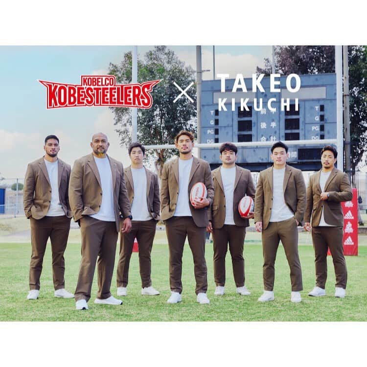 ラファエレ・ティモシーさんのインスタグラム写真 - (ラファエレ・ティモシーInstagram)「@kobesteelers_official ✖️ @takeokikuchi_official #PR #takeokikuchi」3月12日 9時14分 - timlafaele