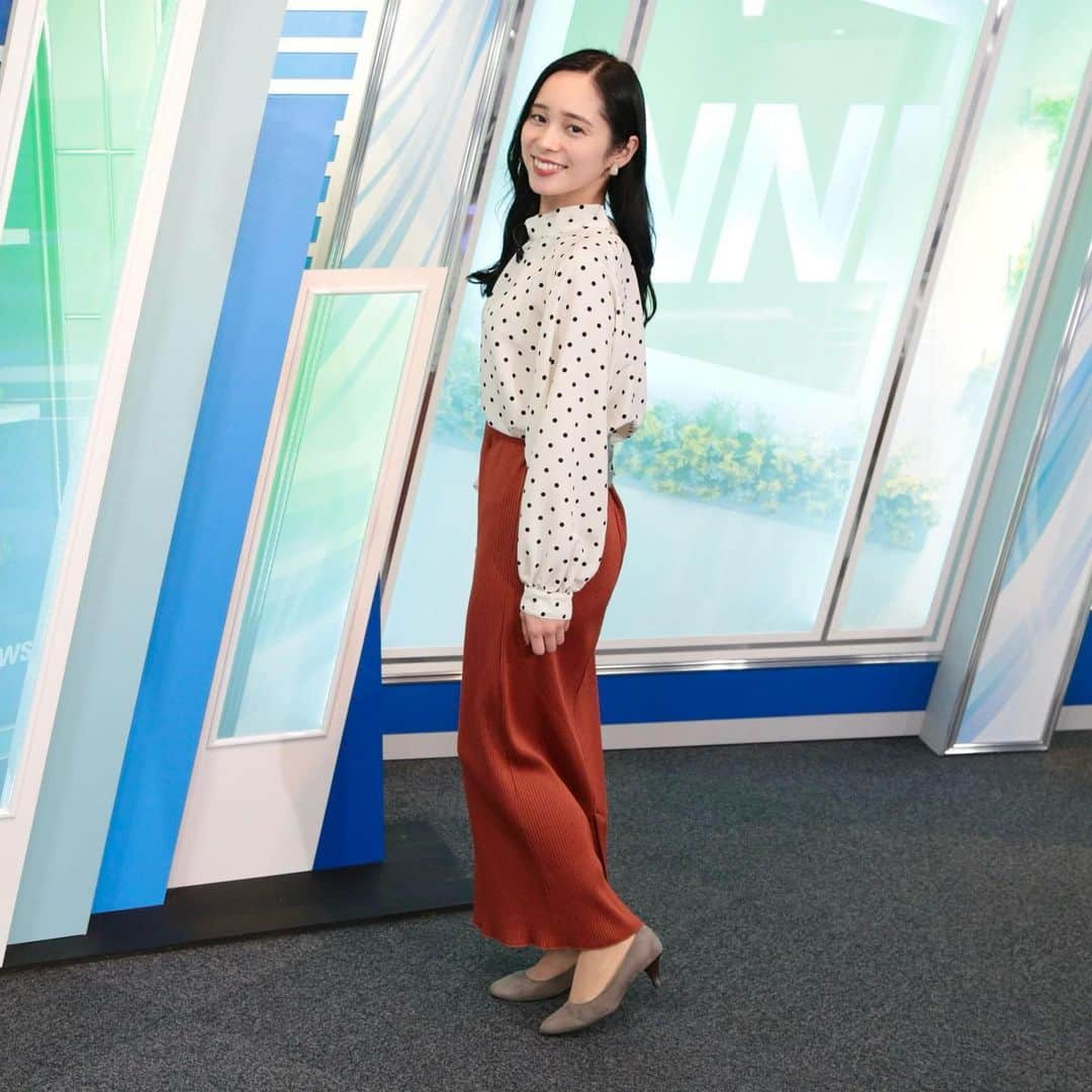 のインスタグラム：「［衣装提供👗］ 可愛らしい水玉のトップス❤️実はうしろはリボンになっています☺️ @american_holic さんありがとうございました✨」