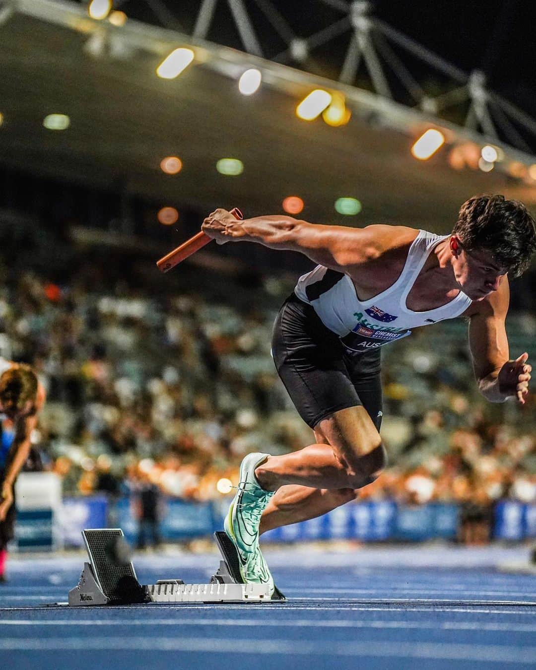 ジェイク・ドランのインスタグラム：「Sydney Track Classic ‘23 4x100 - meeting record  - 8th fastest aus relay - Fastest since 2012 Olympics It’s comin 👀 New Zealand next 🇳🇿」