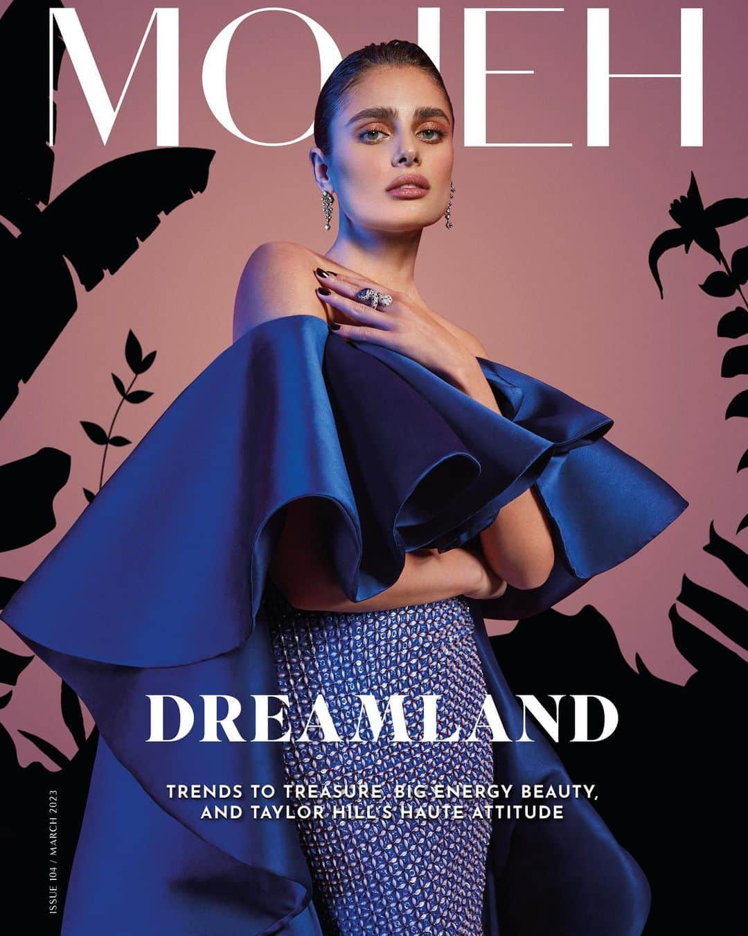 テイラー・ヒルのインスタグラム：「@mojeh_magazine 💎  Editor in Chief @mojeh_i Editor @kelly_baldwin87 Photographer @luismonteirophotography Stylist @pablo_patane at @b_agency Makeup @lesliedumeix.mua at @b_agency Hair @alexis.parente at @b_agency Casting @marina.fairfax Production @b_agency」