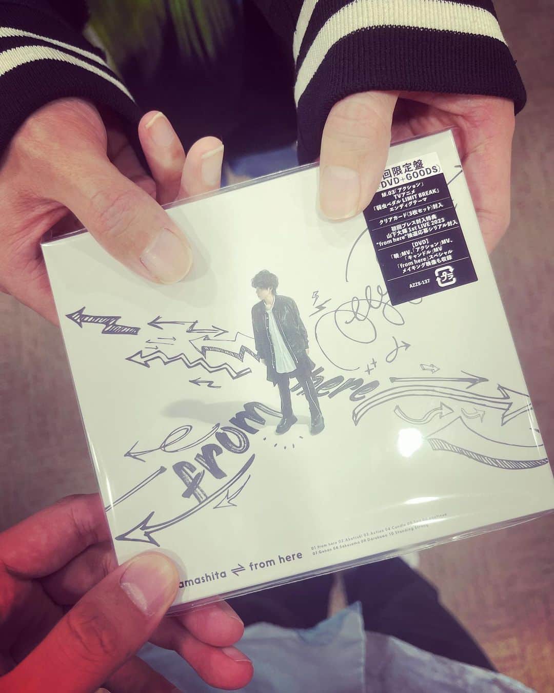 江口拓也のインスタグラム：「だいきくんにもろた✌️  #山下大輝」