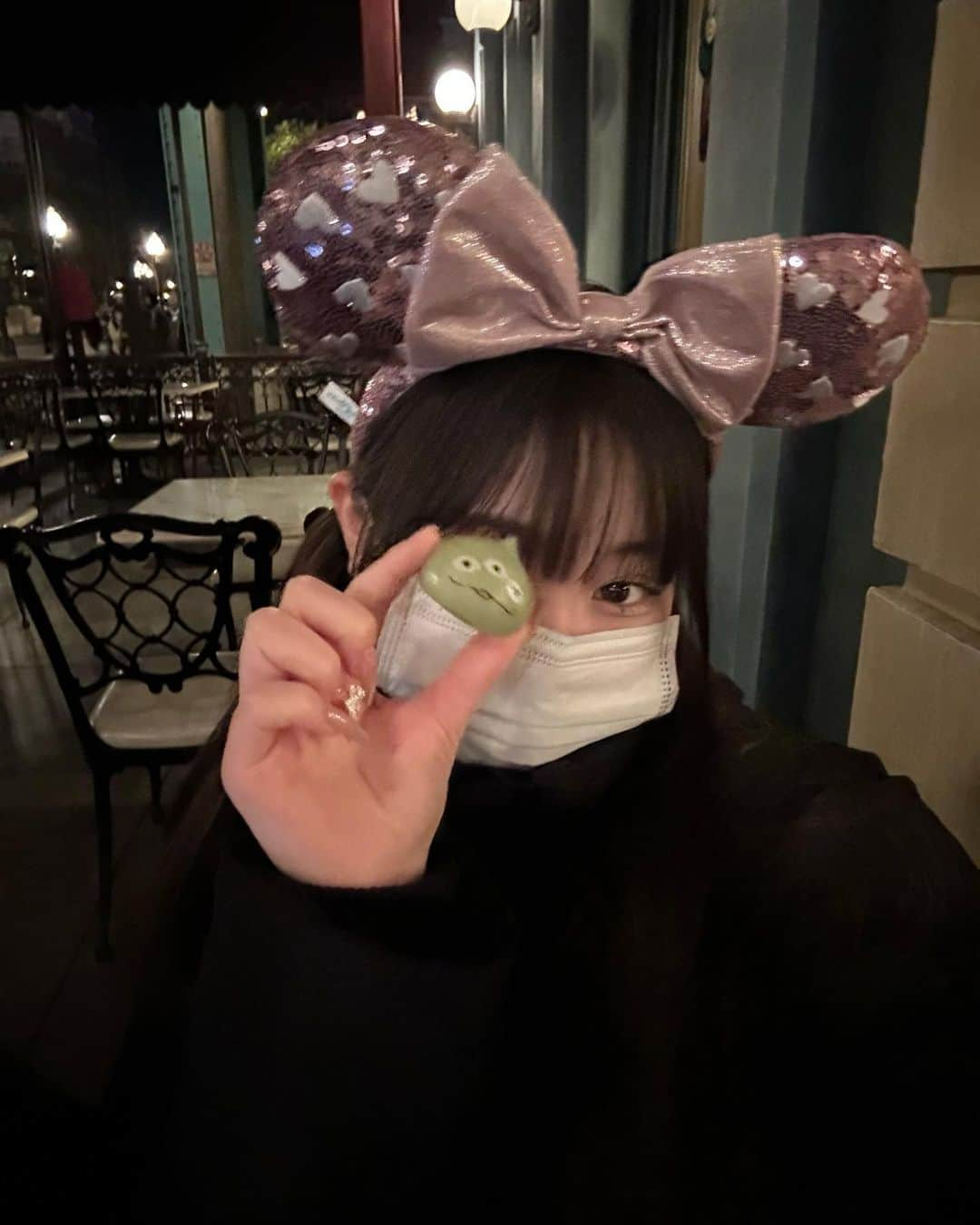 古園井寧々のインスタグラム：「みんなディズニー行ったらなに食べる🥱？？ ・ ・ ・  #07  #disneysea  #ディズニーシー  #jkブランド」