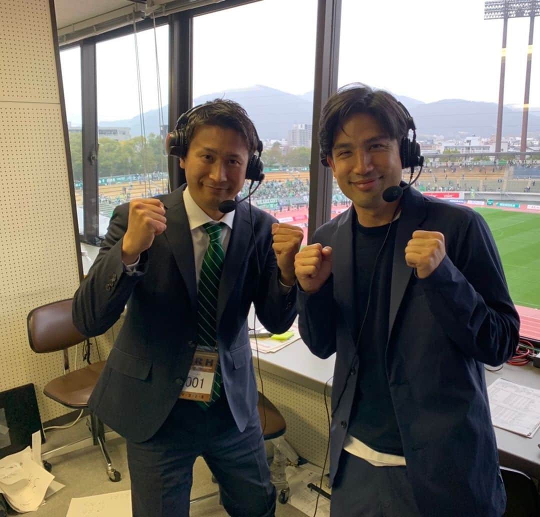竹田忠嗣のインスタグラム：「FC岐阜ホーム開幕戦 FC岐阜vs松本山雅FC 今日この後21時からぎふチャンで放送です🥳」