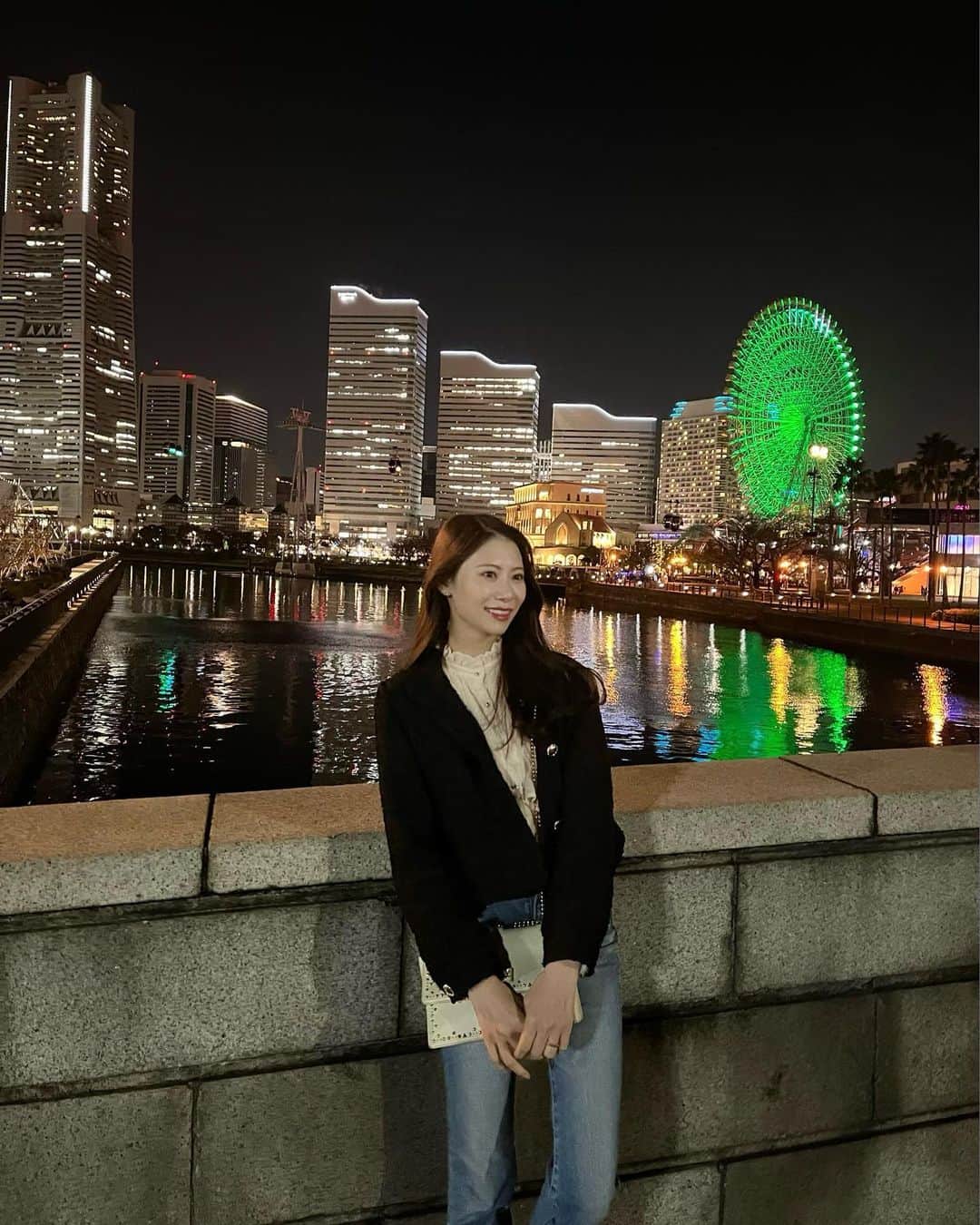 後藤理沙子のインスタグラム：「🎡 * #yokohama #横浜」