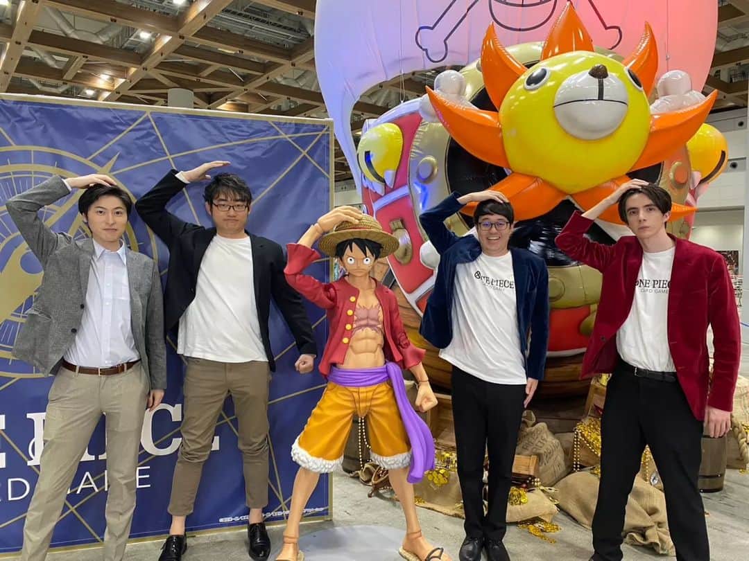 ギャビンのインスタグラム：「ワンピカードフェスタ2023ありがとうございました！  ２日間を渡って、約1万人のワンピカードファンと会えて本当に最高でした！！ また来年もできたら最高です！」