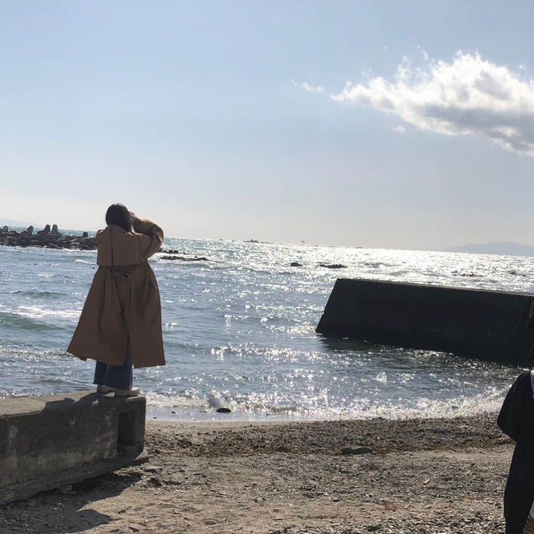 柊みずほのインスタグラム：「とある撮影で海に行ってきました🌊🌊🌊 潜りたいなあ、、、！」
