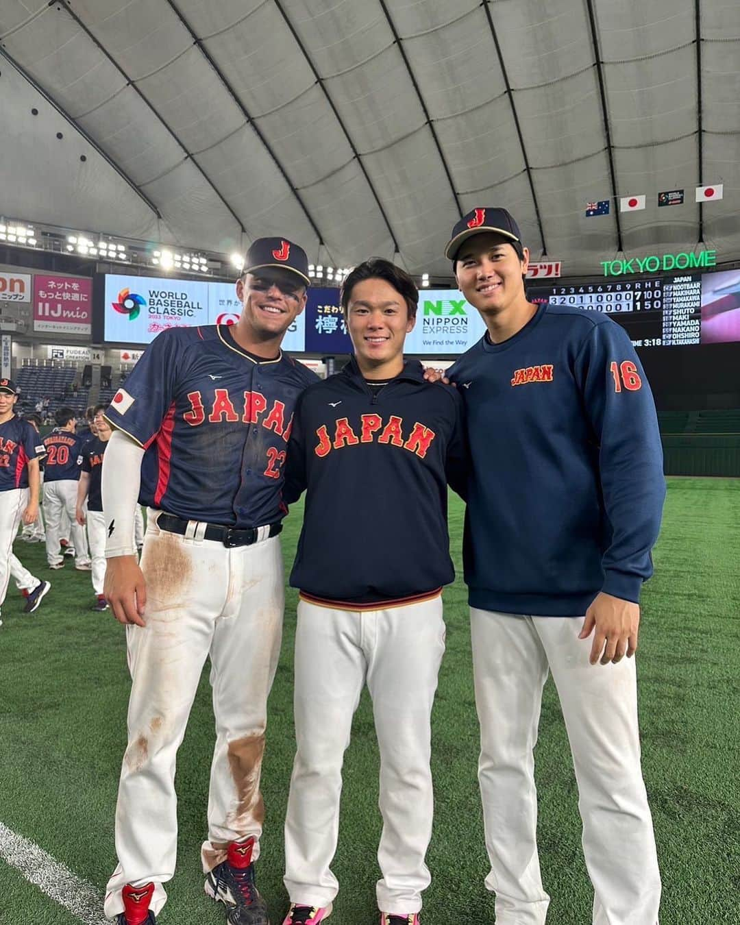 大谷翔平のインスタグラム：「一次ラウンド応援ありがとうございました！  準々決勝も頑張りましょう🇯🇵」