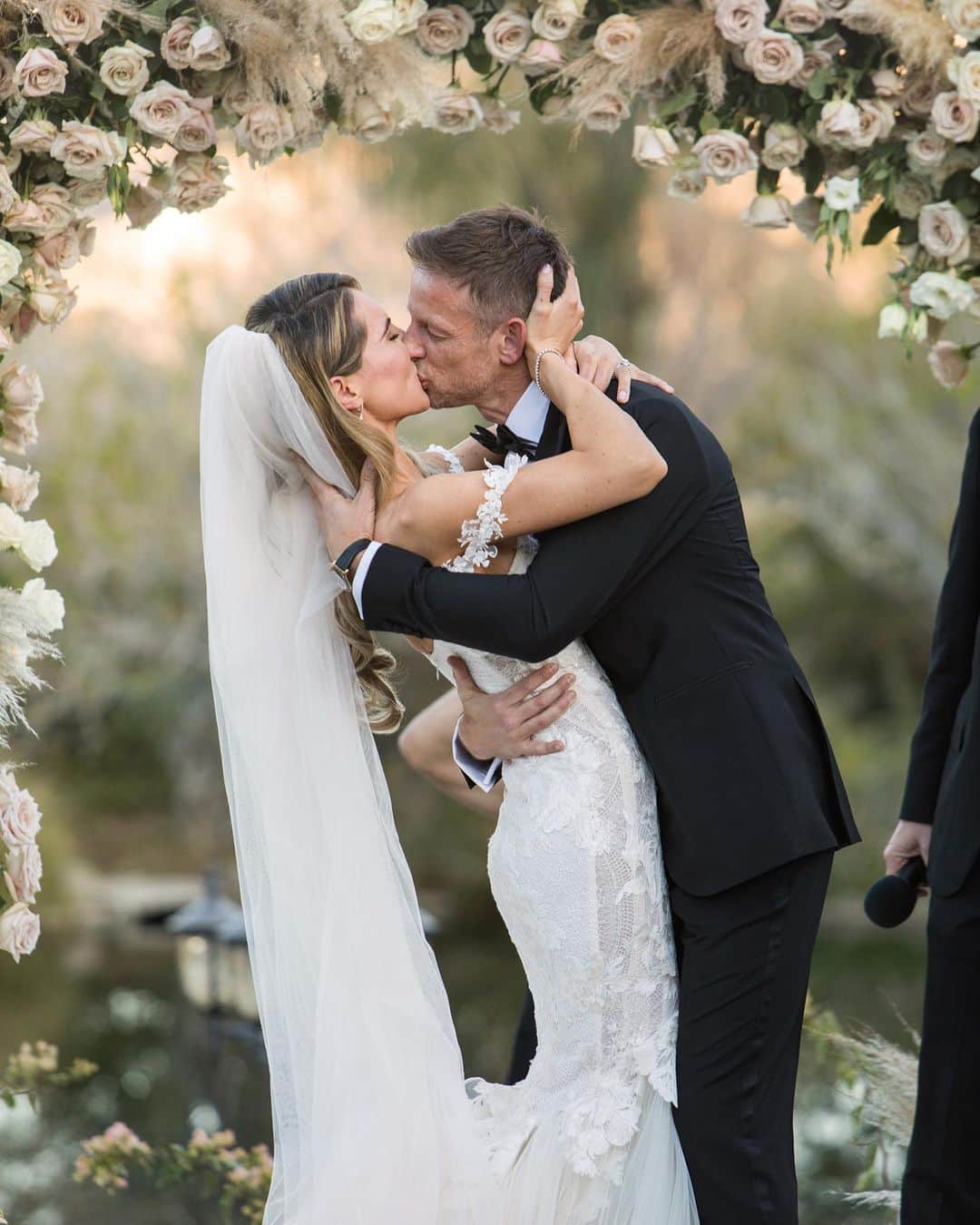 ジェンソン・バトンのインスタグラム：「Happy 1st Wedding Anniversary darling. Remember these moments like it was yesterday. You have my heart Mrs Button ♥️  📸 @torreywest」
