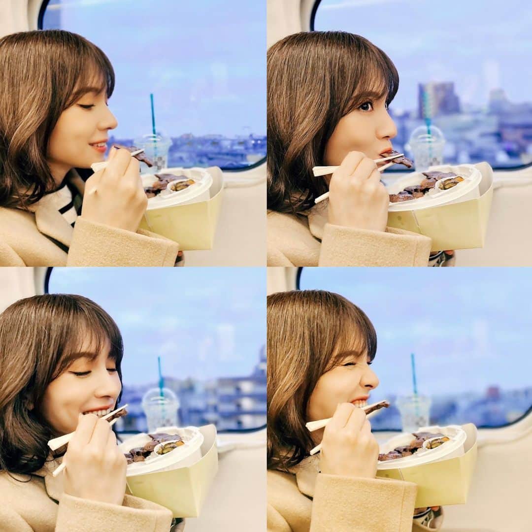 May J.のインスタグラム：「Thank you Sendai🤍 I have lots of great memories with you🫶  Having 2 gyutan bentos in a day is not a crime right?🍱   急遽『World BOSAI Forum 2023』 クロージングイベントに出演することが決まり、仙台へ行ってきました！ 改めてこれから起きるかもしれない大きな災害に備えて準備をする大切さを学ぶことができました。 そして久々に大好きな仙台で歌を届けることができとても嬉しかったです🎤 牛タン弁当は昼と夜２つペロリンちょした😋ずんだシェイクもちゃんと飲み干した💚  #Sendai #WorldBosaiForum2023 #世界防災フォーラム2023」