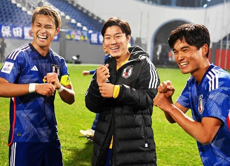 松木玖生さんのインスタグラム写真 - (松木玖生Instagram)「ワールドカップ出場決定！ 応援ありがとうございます！！  まだまだこれから！  #afcu20 #ペッパーミル #日本代表」3月13日 15時07分 - kuryu.matsuki27