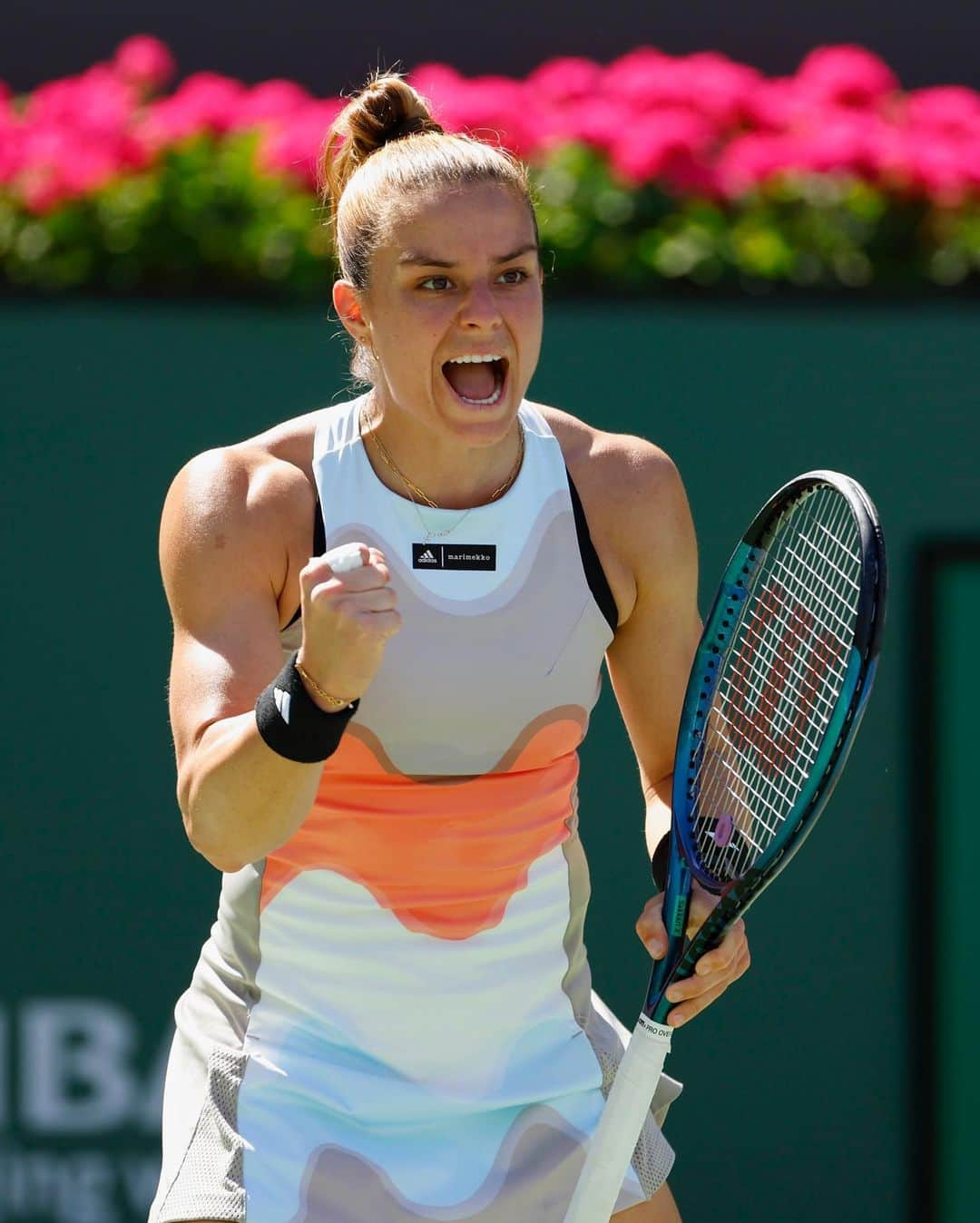 マリア・サッカリさんのインスタグラム写真 - (マリア・サッカリInstagram)「The thrill of victory 🙌  #TennisParadise」3月13日 5時59分 - mariasakkari