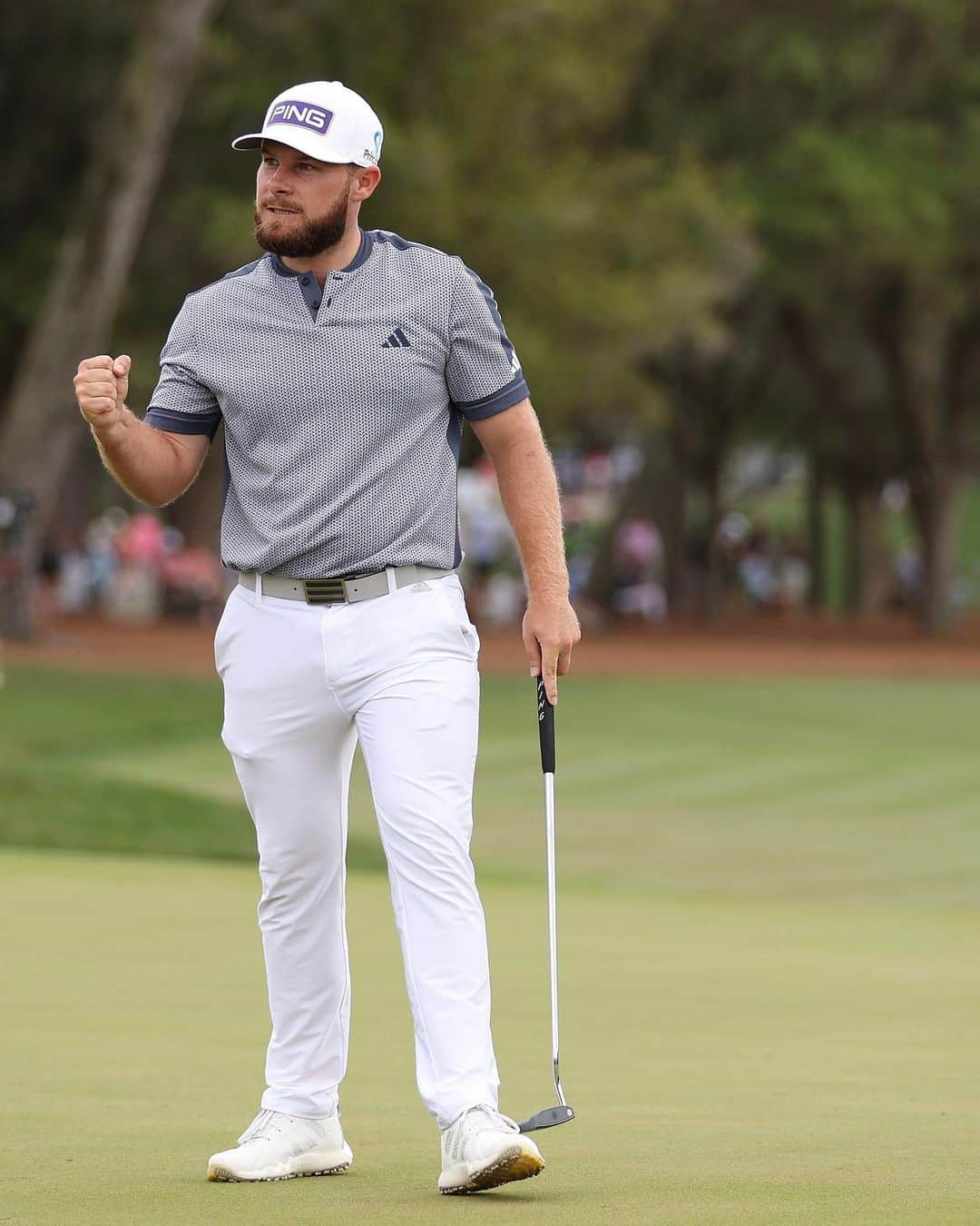 ティレル・ハットンのインスタグラム：「Well that was a fun finish!  Amazing week at @theplayerschamp & delighted to finish with a 65 today & 2nd place!  Week off now before the @dellmatchplay!  Thank you for all the messages 💜」