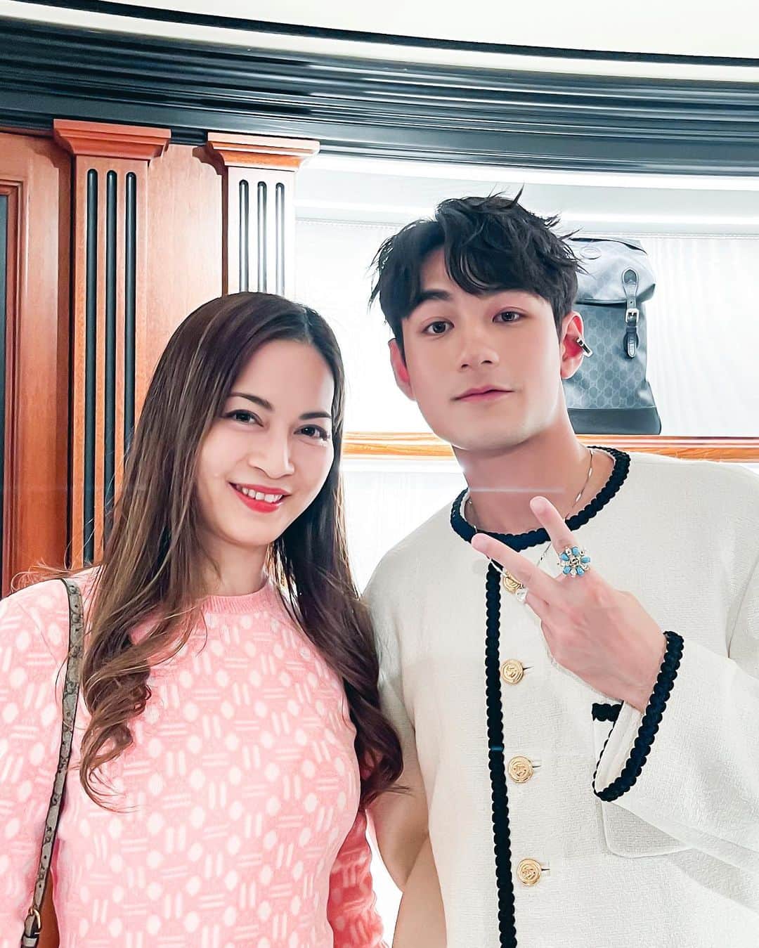 Ruby Kwanさんのインスタグラム写真 - (Ruby KwanInstagram)「To celebrate the reopening of @Gucci Canton Road Flagship. 💕  #guccihongkong #numberonepr @numberoneprhk #rubykwan #jeffreyngai #jeremywong」3月13日 9時24分 - rougecloset