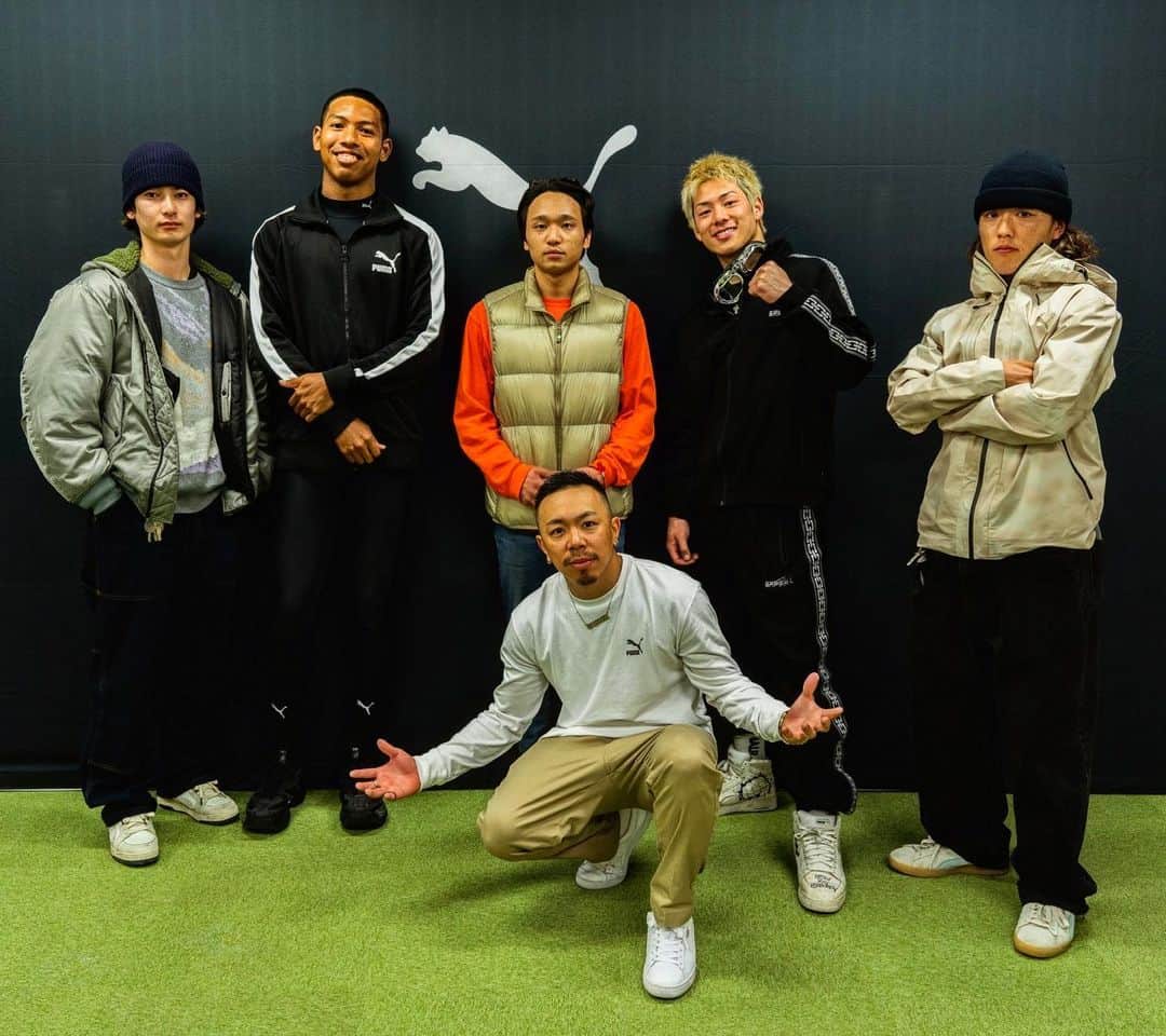 野中泰輔のインスタグラム：「TEAM PUMA JAPAN 🇯🇵🔥  #puma #pumajapan @pumajapan #foreverfaster #bboytaisuke」