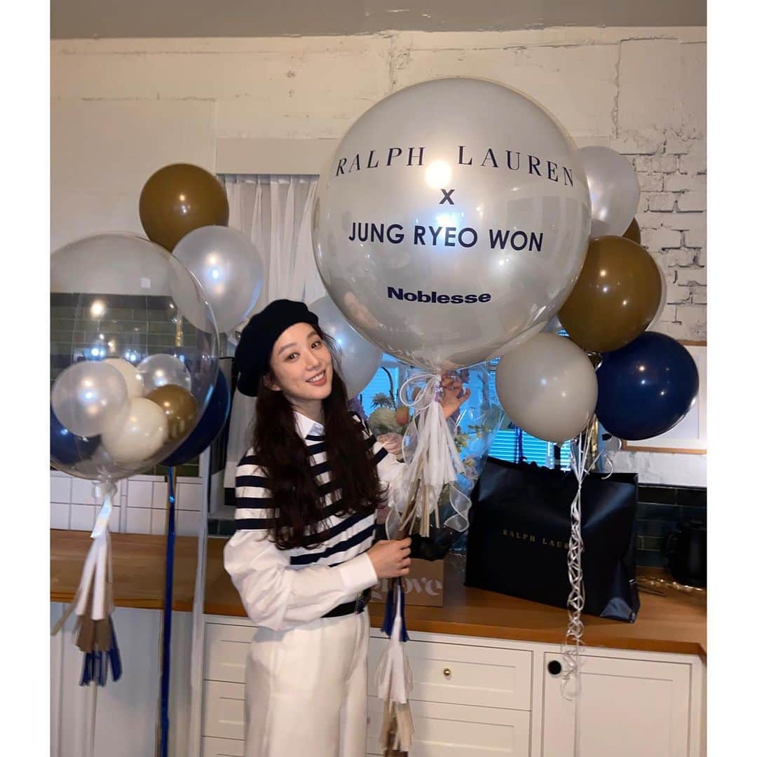 チョン・リョウォンのインスタグラム：「. thank you for your warm welcome❤️ @ralphlauren」