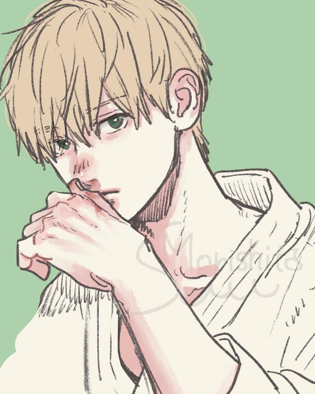 森下suuのインスタグラム：「#落書き #日々蝶々 #川澄 #森下suu」